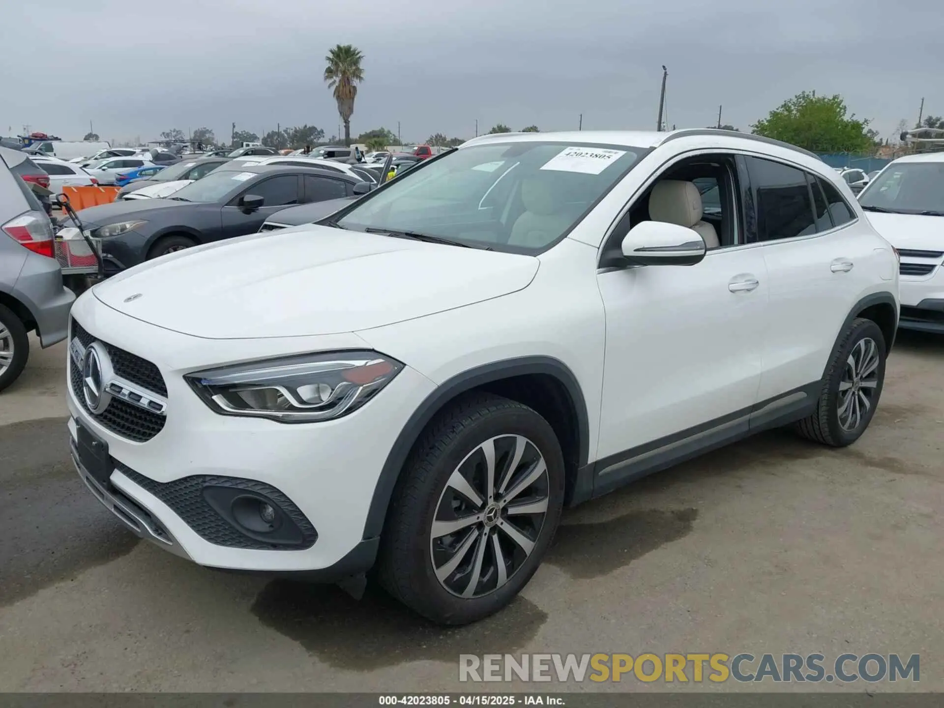 2 Фотография поврежденного автомобиля W1N4N4GB2MJ215938 MERCEDES-BENZ GLA 250 2021