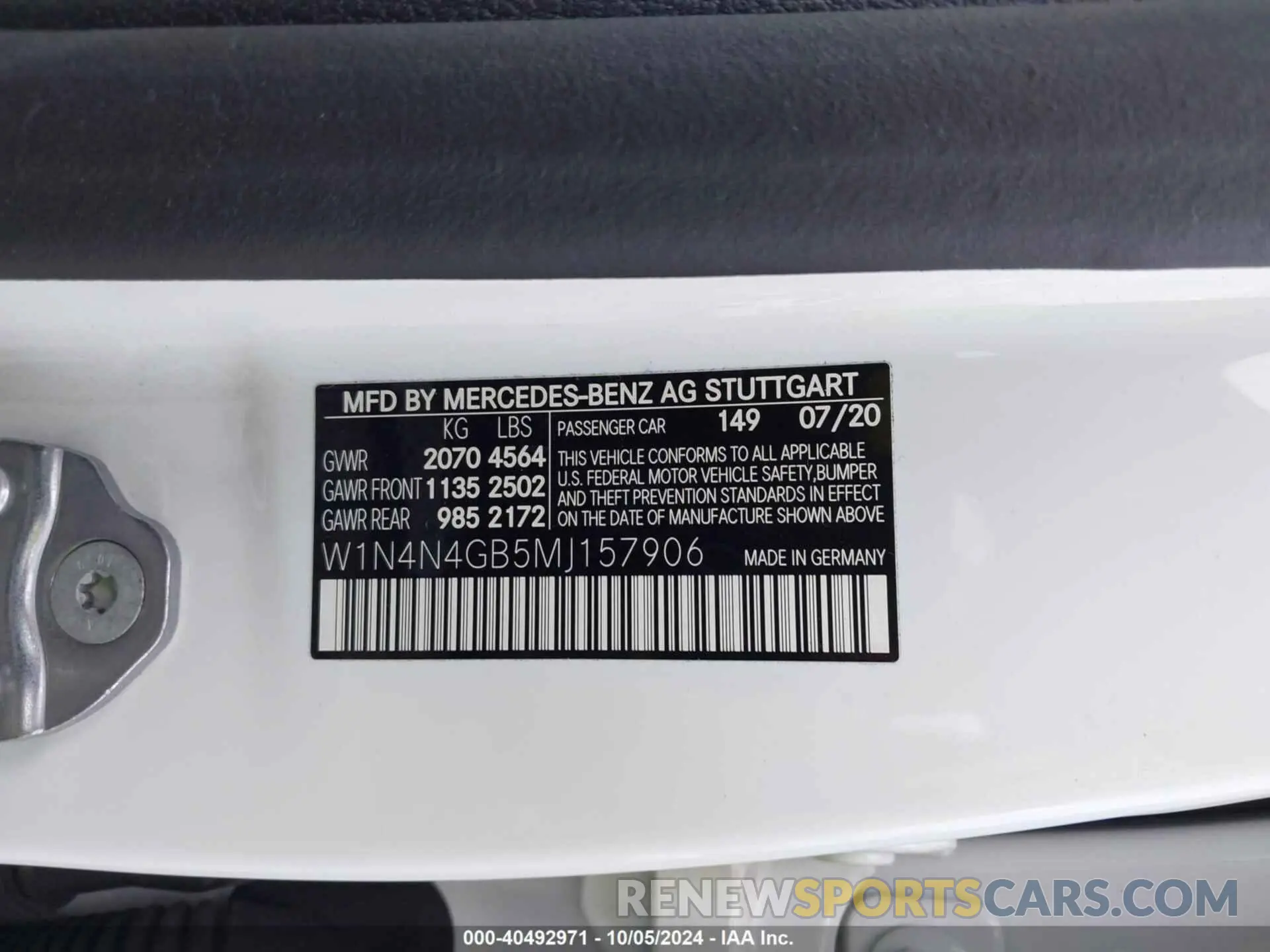 9 Фотография поврежденного автомобиля W1N4N4GB5MJ157906 MERCEDES-BENZ GLA 250 2021