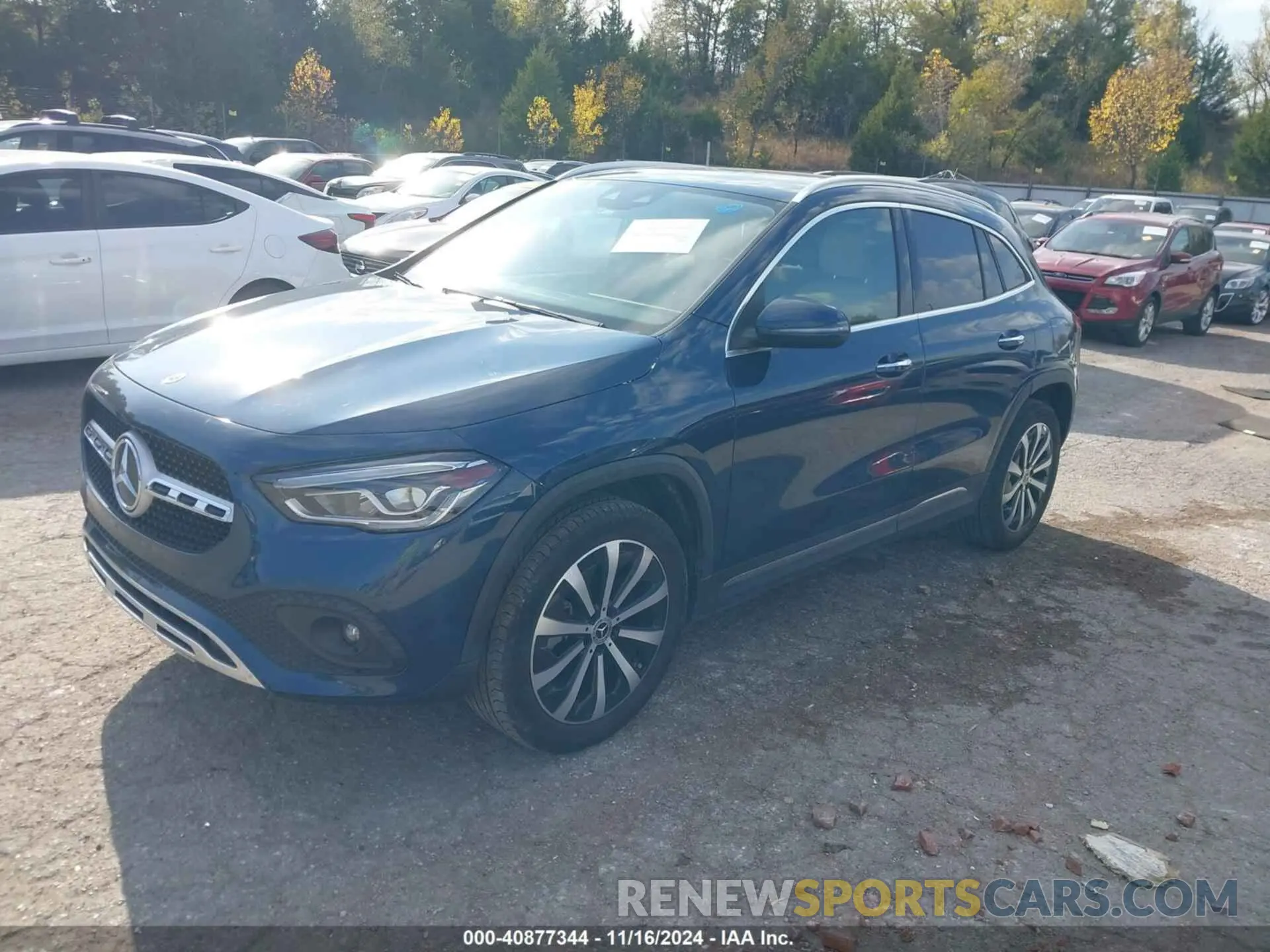 2 Photograph of a damaged car W1N4N4GB6MJ234881 MERCEDES-BENZ GLA 250 2021