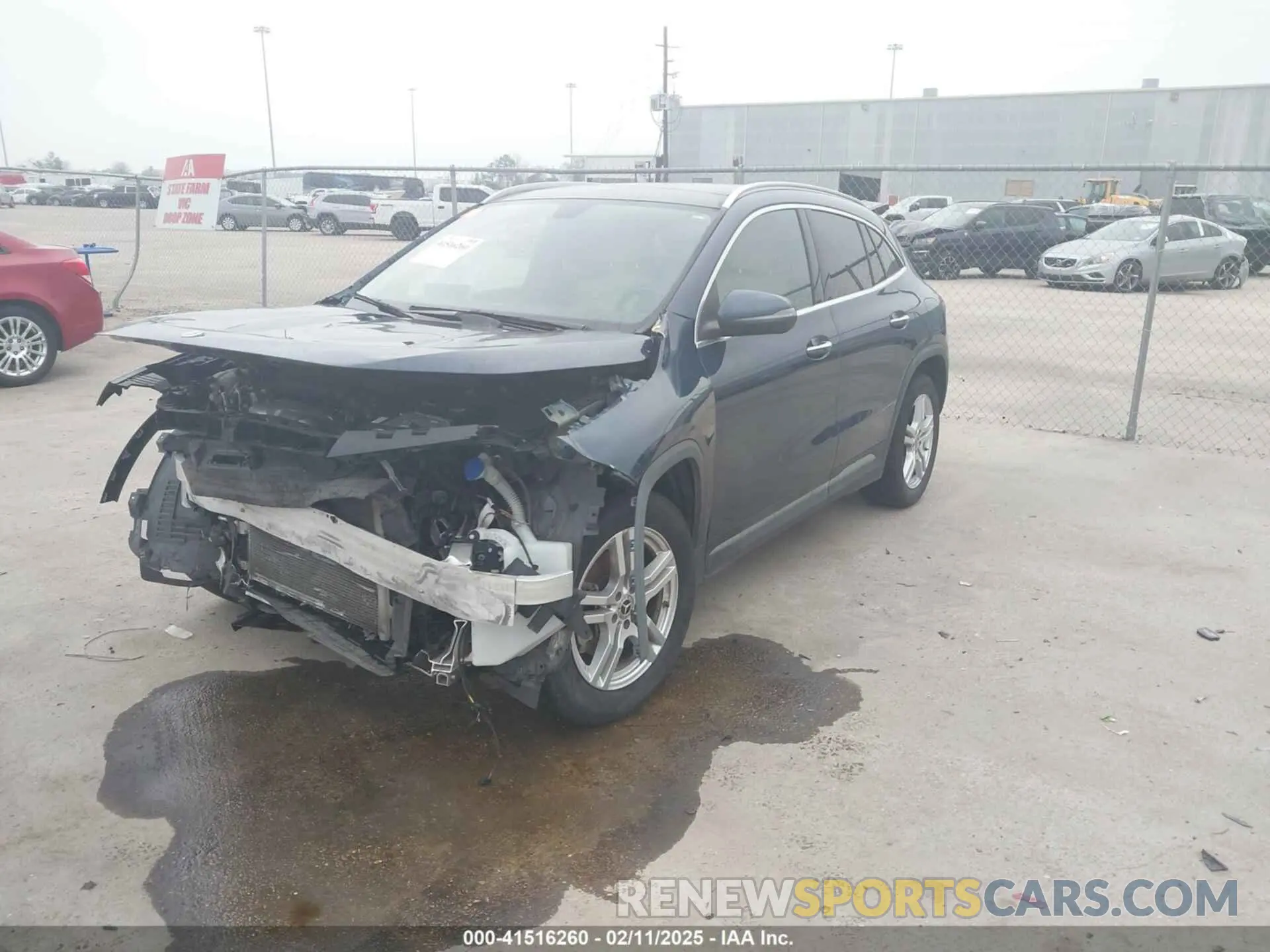 2 Photograph of a damaged car W1N4N4GB8MJ203275 MERCEDES-BENZ GLA 250 2021