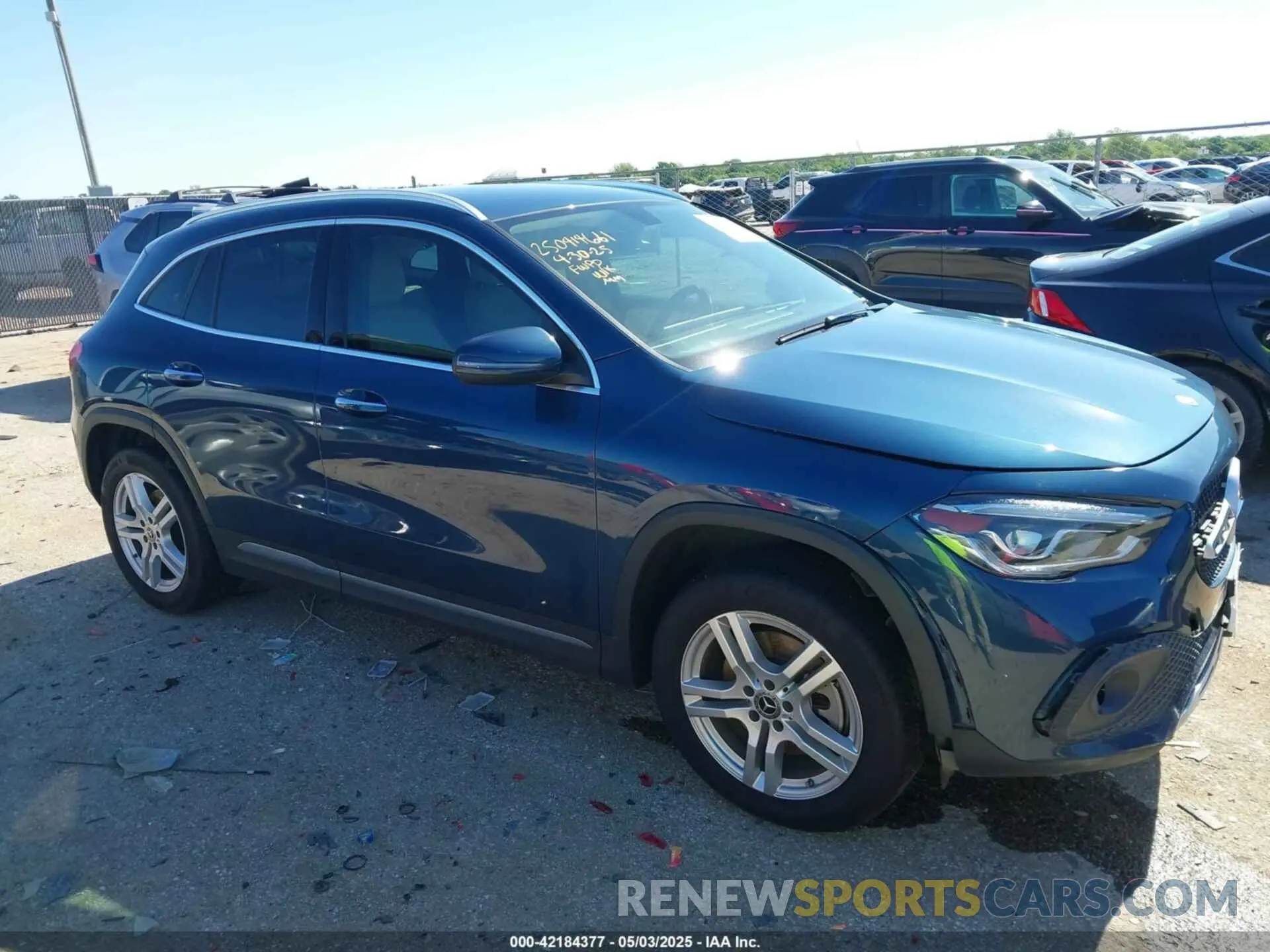 1 Photograph of a damaged car W1N4N4GB9MJ168794 MERCEDES-BENZ GLA 250 2021