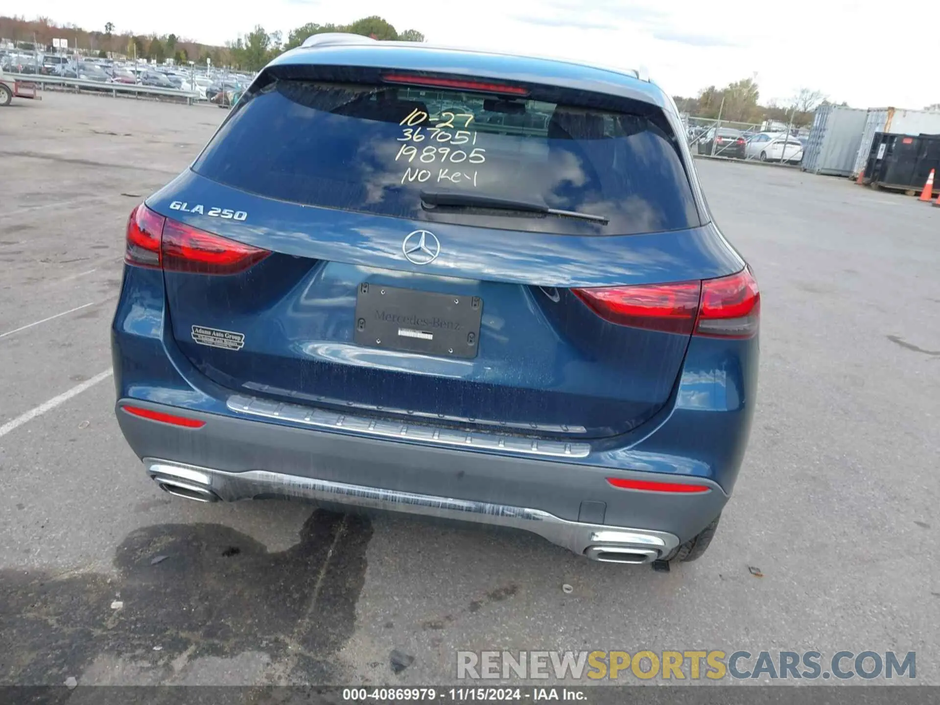 16 Photograph of a damaged car W1N4N4GBXMJ198905 MERCEDES-BENZ GLA 250 2021