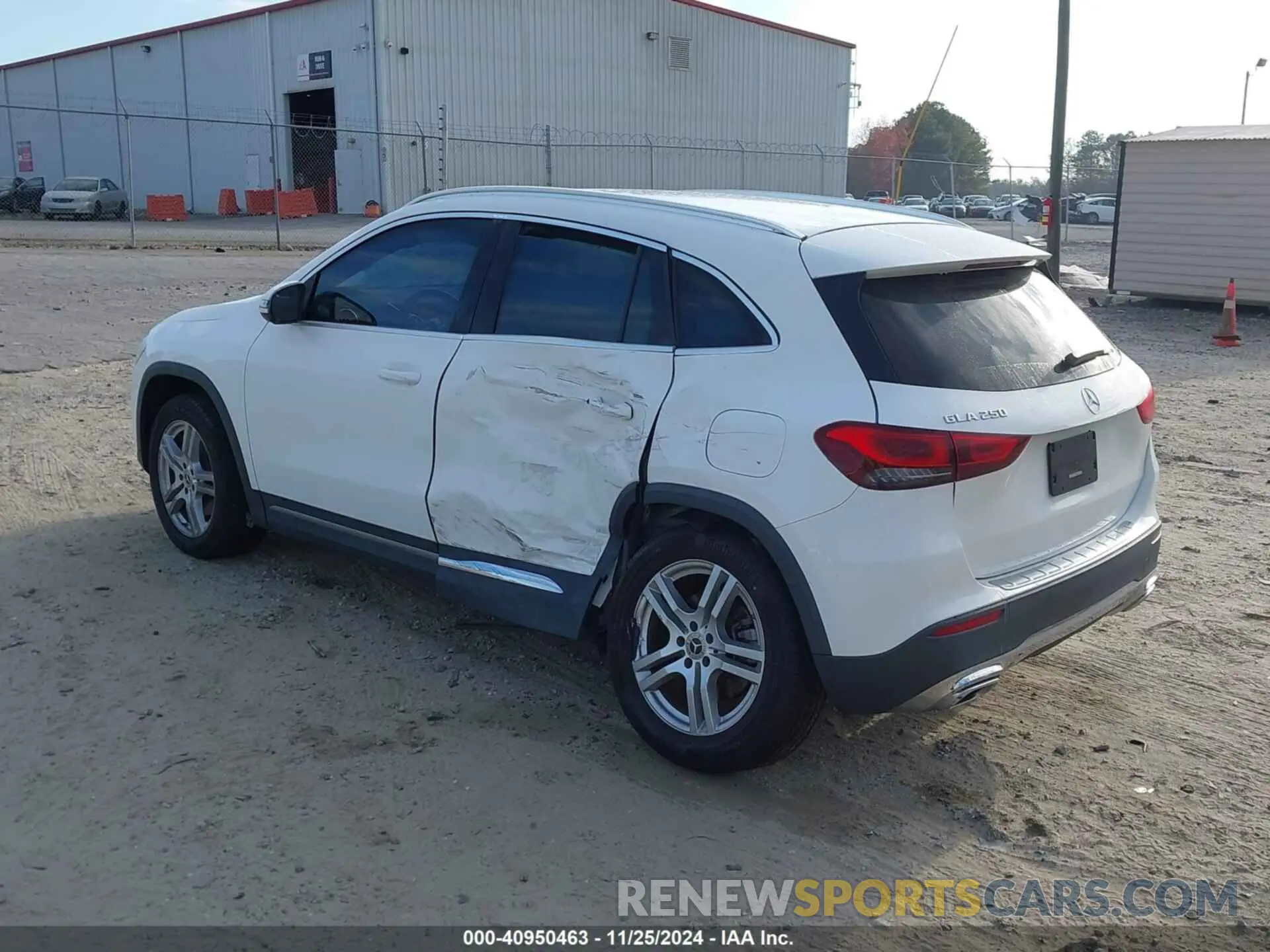 3 Фотография поврежденного автомобиля W1N4N4GBXMJ263395 MERCEDES-BENZ GLA 250 2021