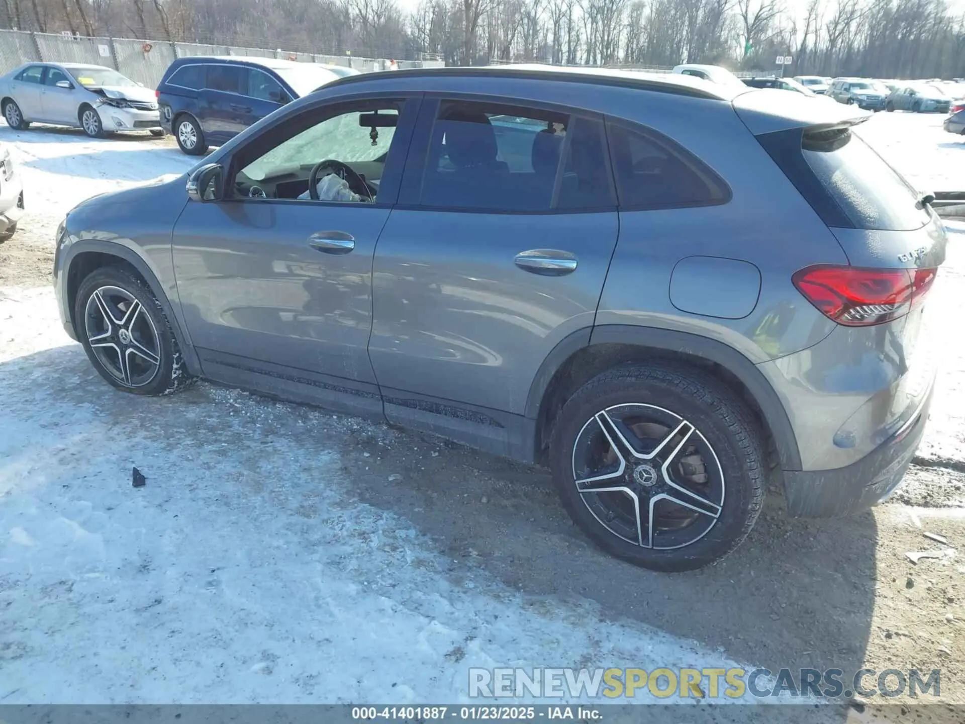 3 Фотография поврежденного автомобиля W1N4N4HB0MJ254008 MERCEDES-BENZ GLA 250 2021