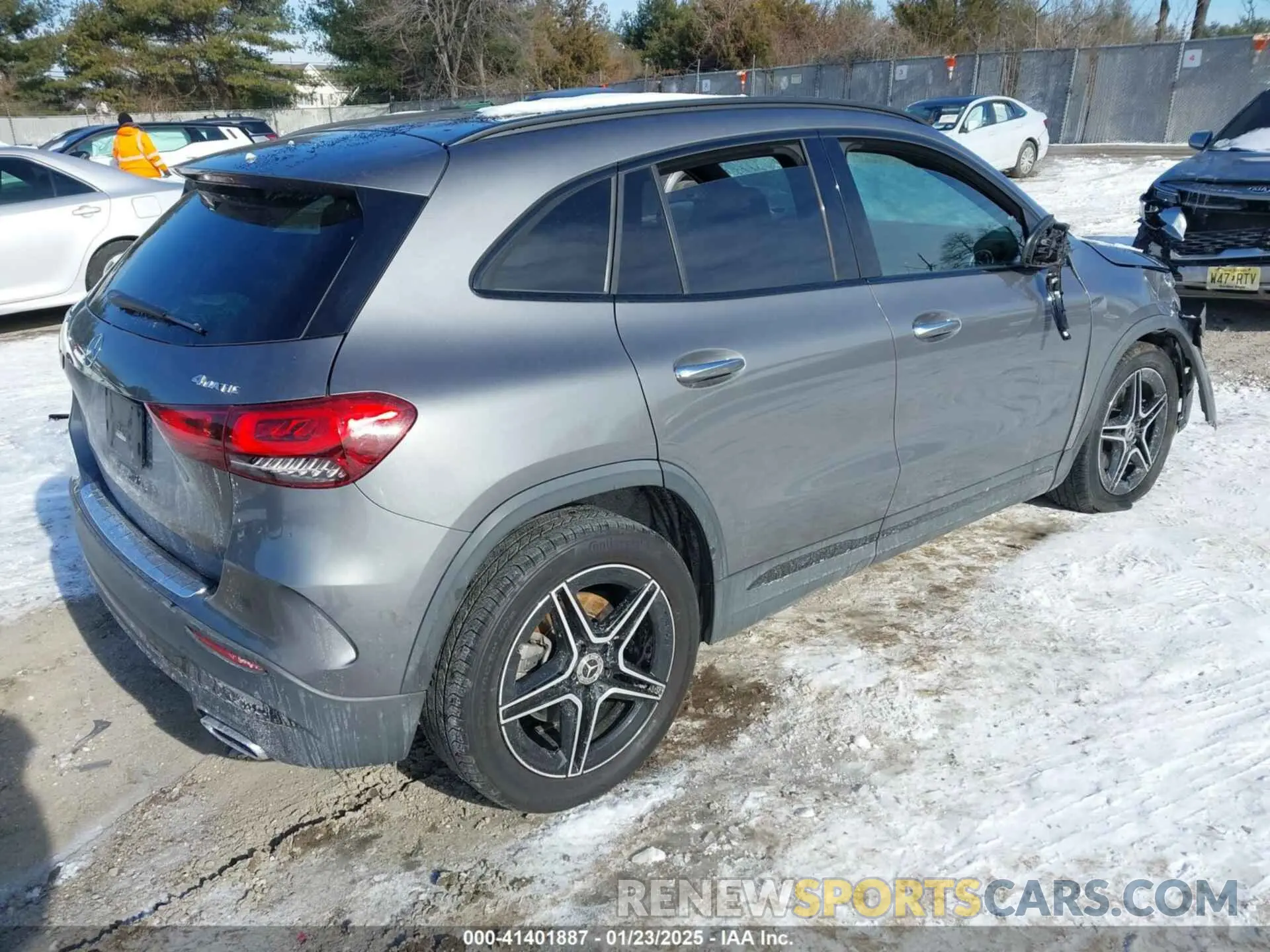 4 Фотография поврежденного автомобиля W1N4N4HB0MJ254008 MERCEDES-BENZ GLA 250 2021