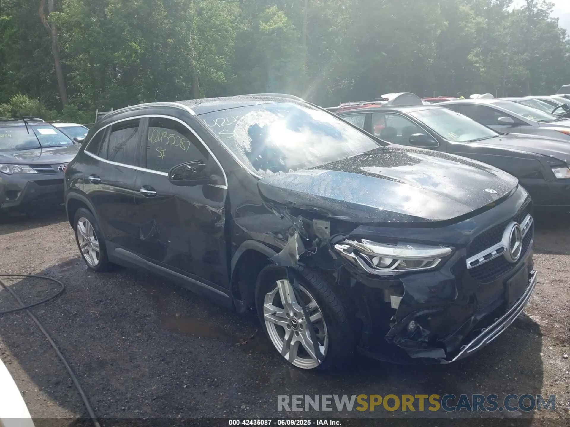 1 Фотография поврежденного автомобиля W1N4N4HB2MJ274406 MERCEDES-BENZ GLA 250 2021