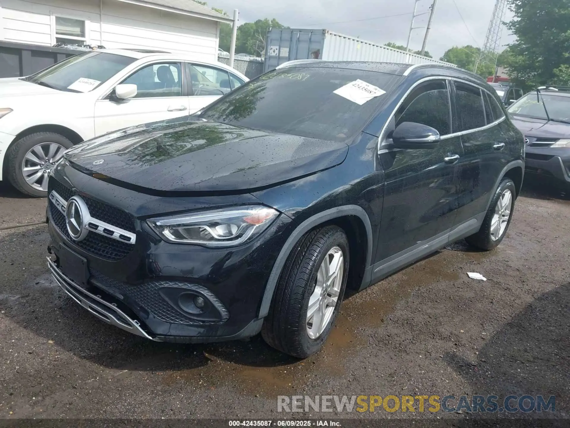 2 Фотография поврежденного автомобиля W1N4N4HB2MJ274406 MERCEDES-BENZ GLA 250 2021