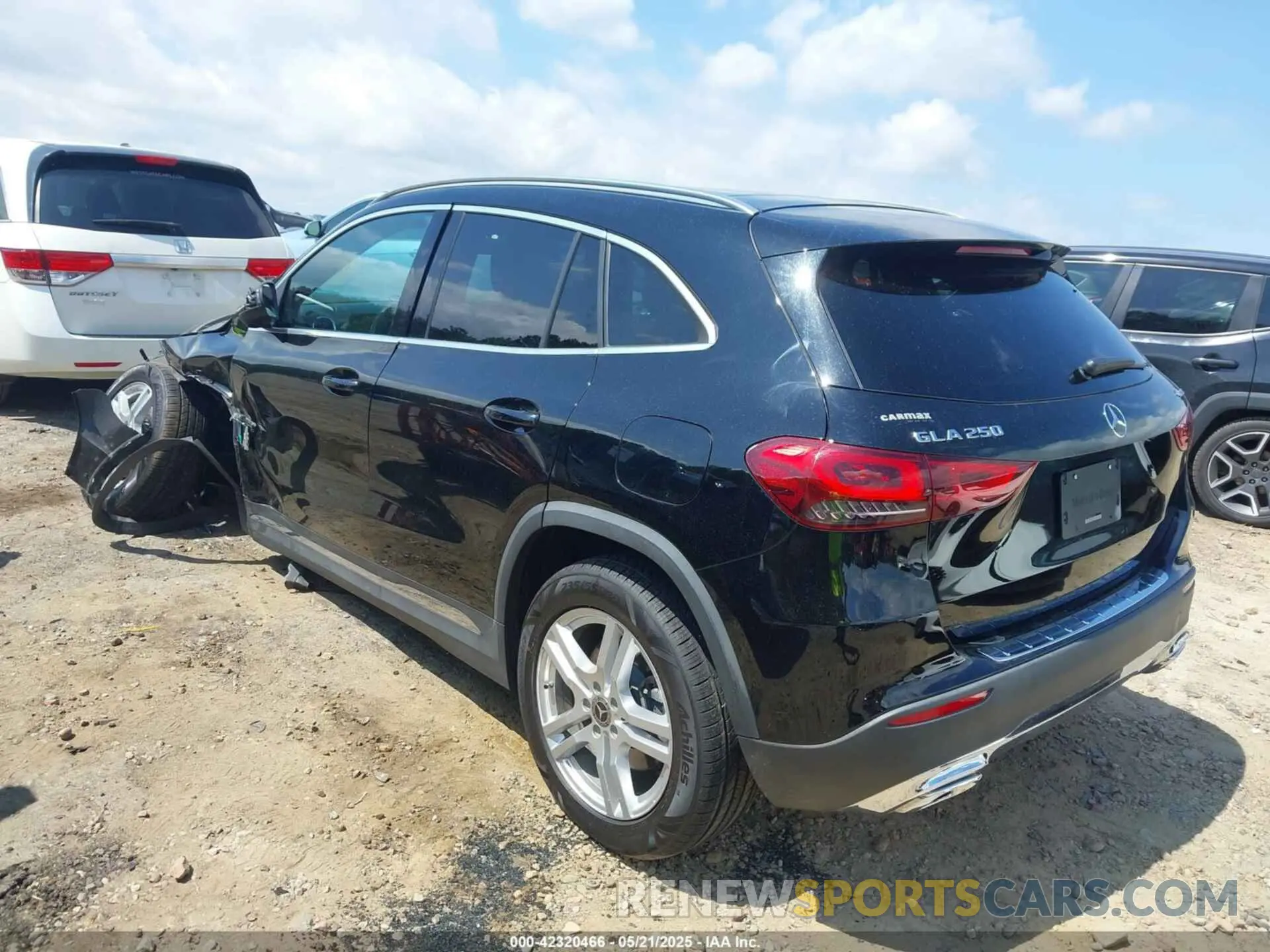 3 Photograph of a damaged car W1N4N4HB3MJ153870 MERCEDES-BENZ GLA 250 2021
