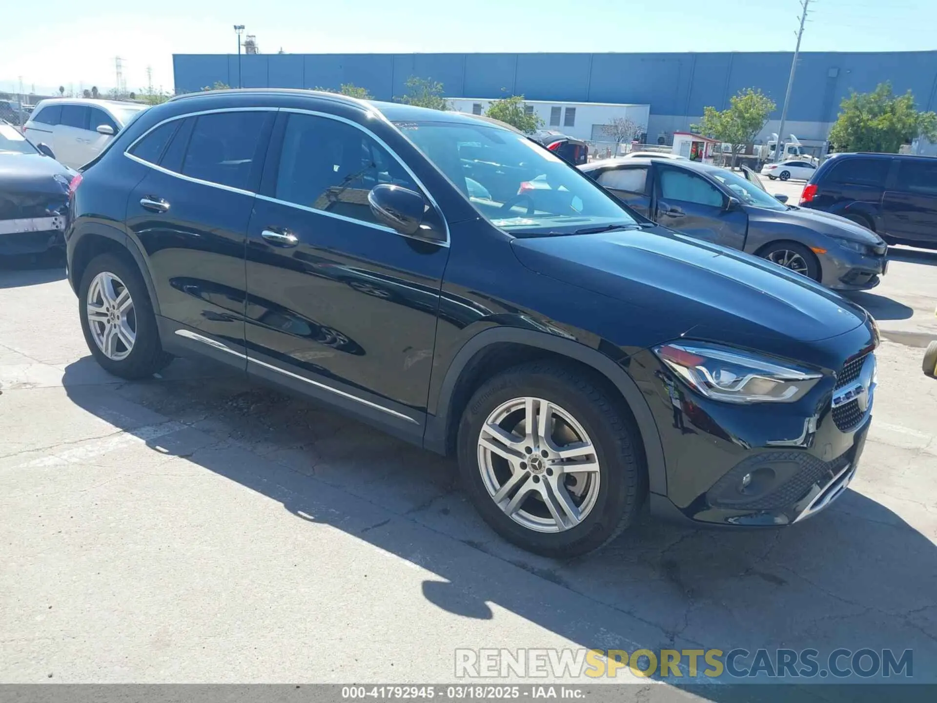 1 Фотография поврежденного автомобиля W1N4N4HB4MJ187414 MERCEDES-BENZ GLA 250 2021