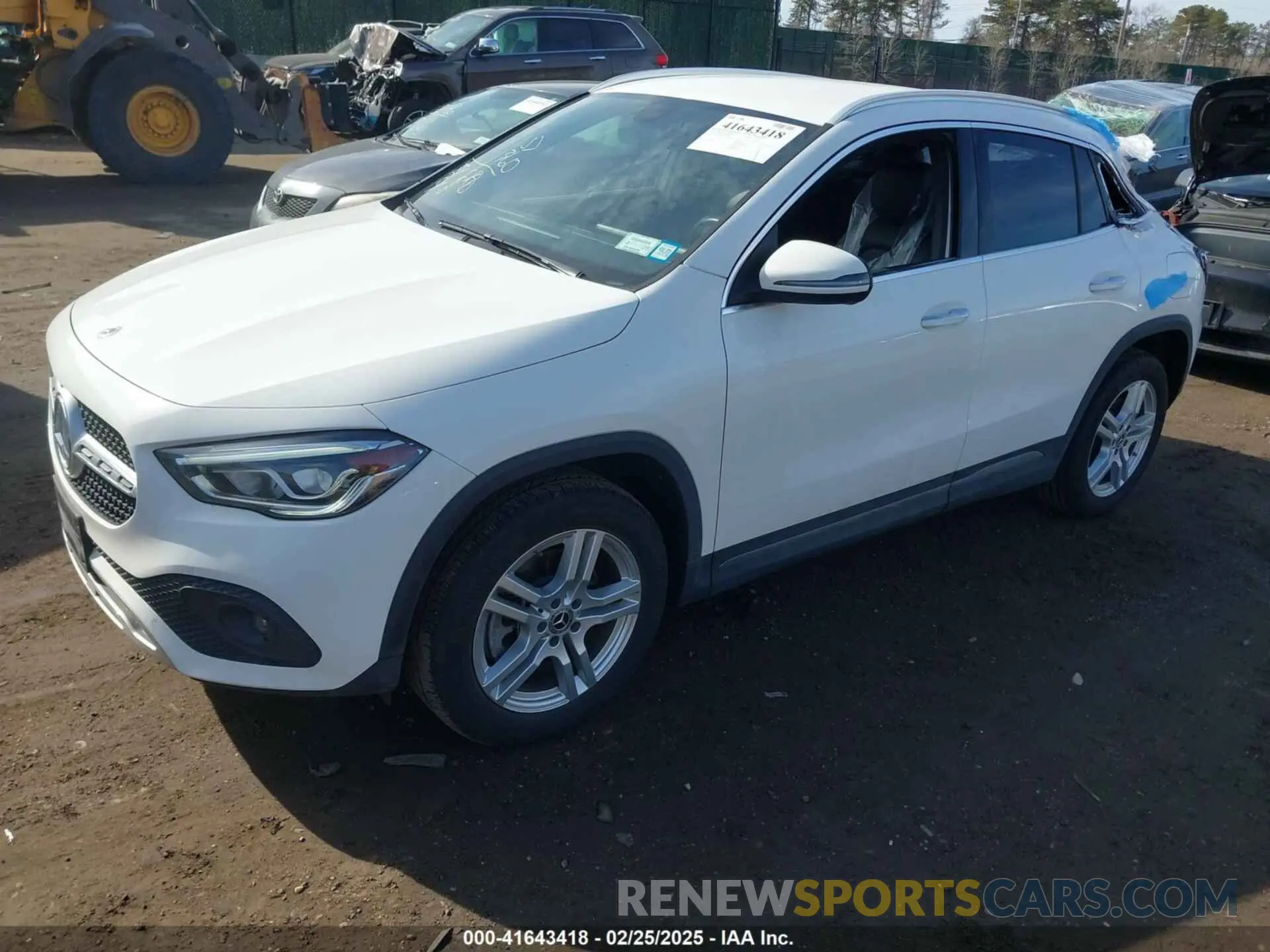 2 Фотография поврежденного автомобиля W1N4N4HB4MJ248695 MERCEDES-BENZ GLA 250 2021