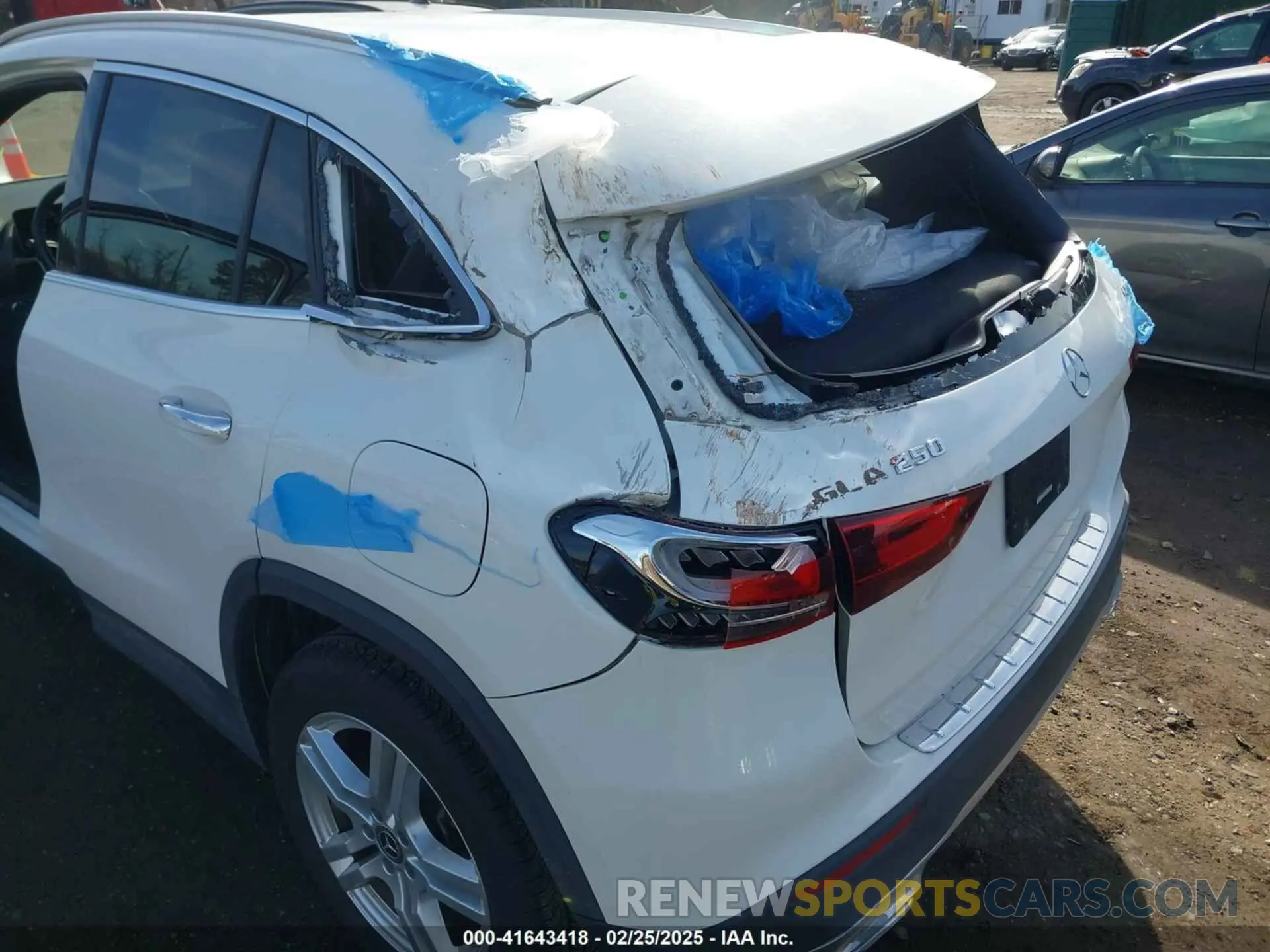 6 Фотография поврежденного автомобиля W1N4N4HB4MJ248695 MERCEDES-BENZ GLA 250 2021