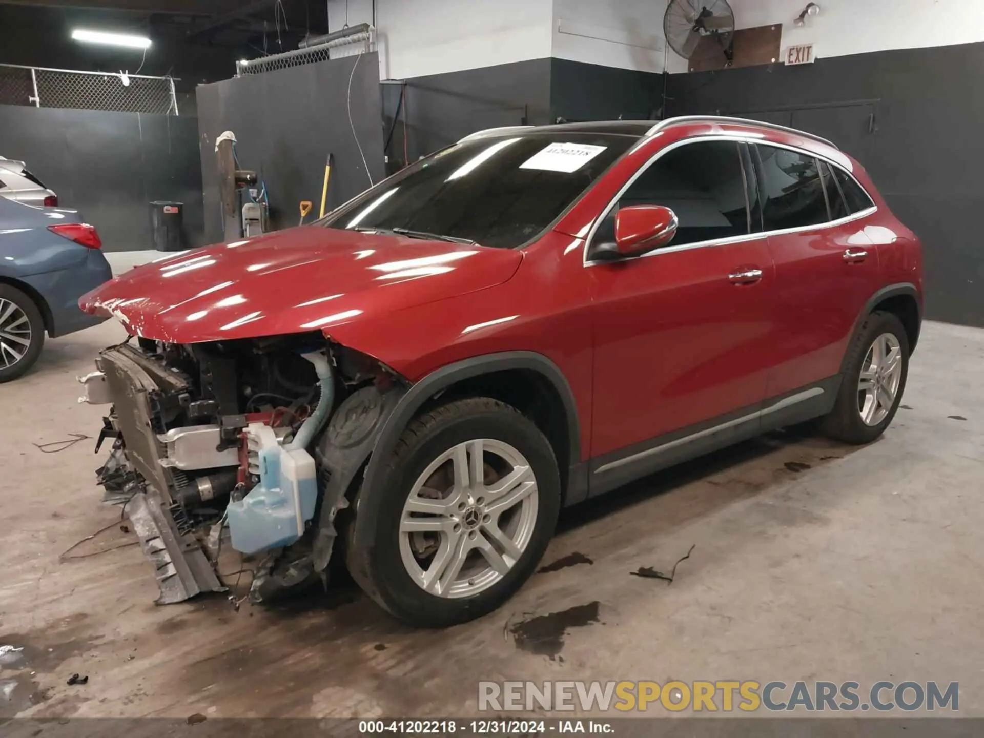 2 Photograph of a damaged car W1N4N4HB6MJ195045 MERCEDES-BENZ GLA 250 2021