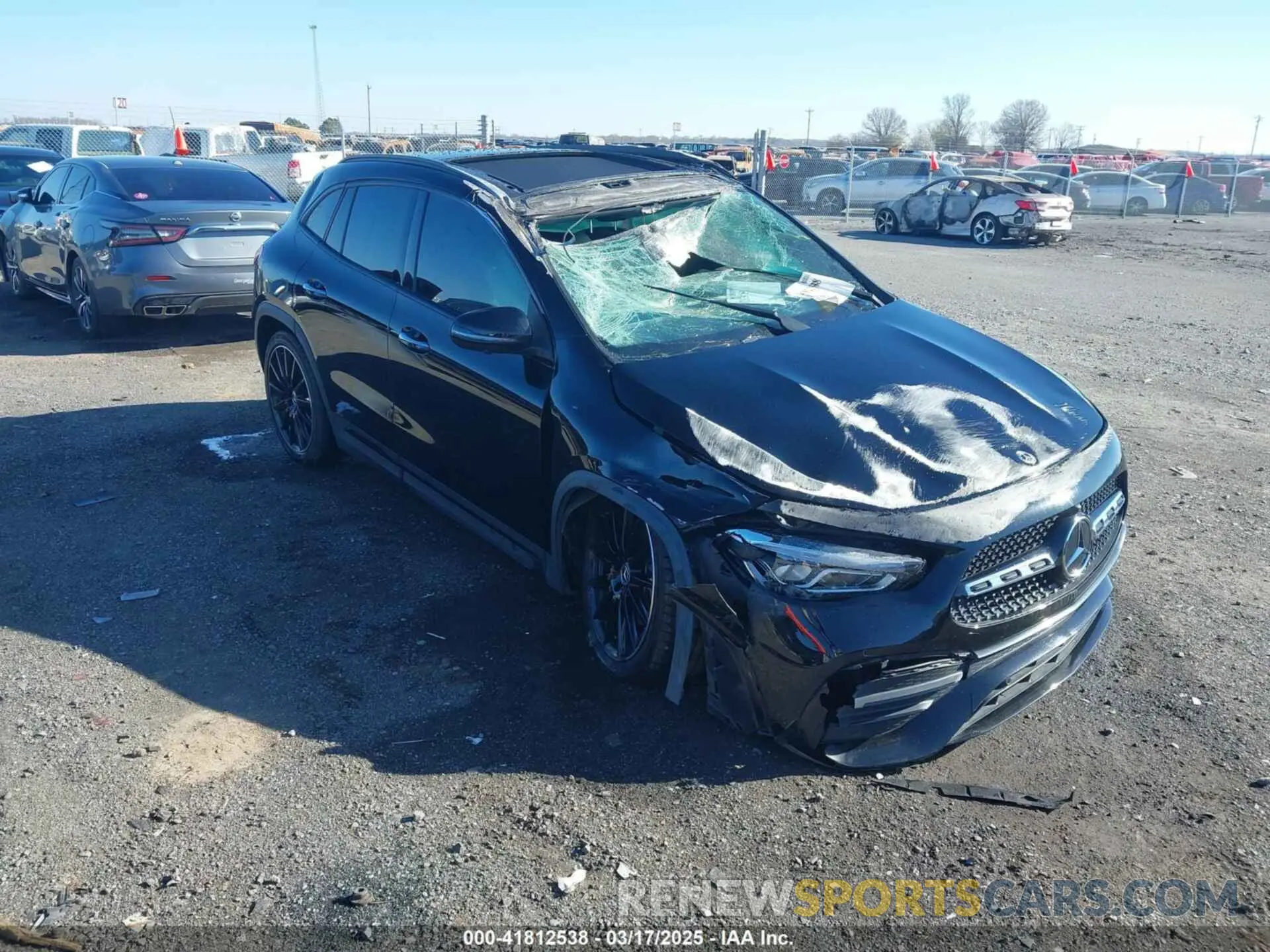1 Photograph of a damaged car W1N4N4HB7MJ184961 MERCEDES-BENZ GLA 250 2021