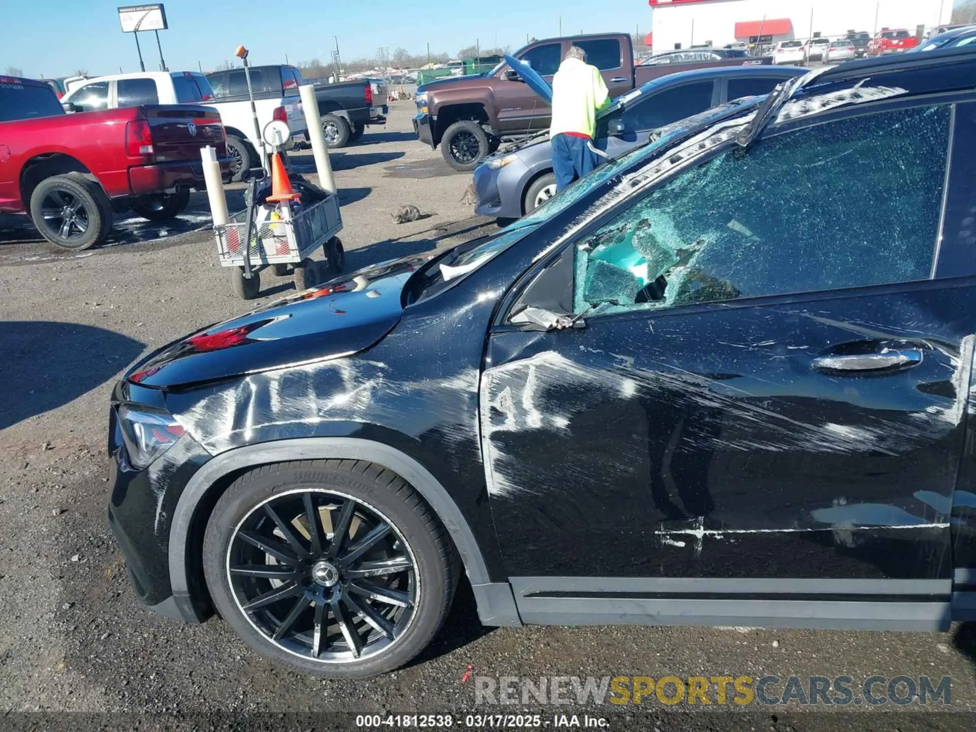 13 Photograph of a damaged car W1N4N4HB7MJ184961 MERCEDES-BENZ GLA 250 2021