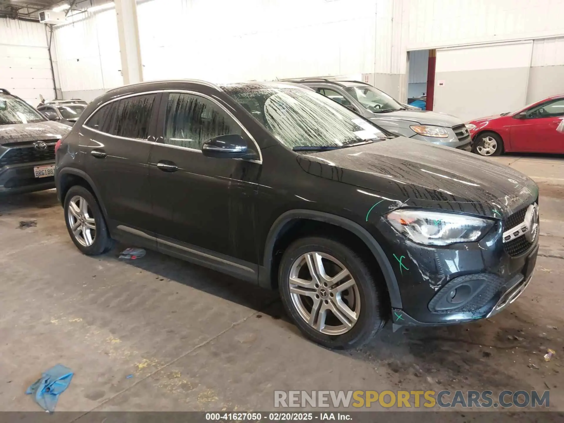 1 Фотография поврежденного автомобиля W1N4N4HB7MJ201967 MERCEDES-BENZ GLA 250 2021