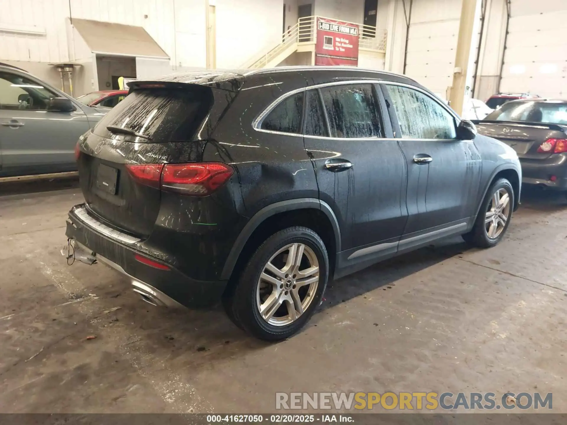 4 Фотография поврежденного автомобиля W1N4N4HB7MJ201967 MERCEDES-BENZ GLA 250 2021