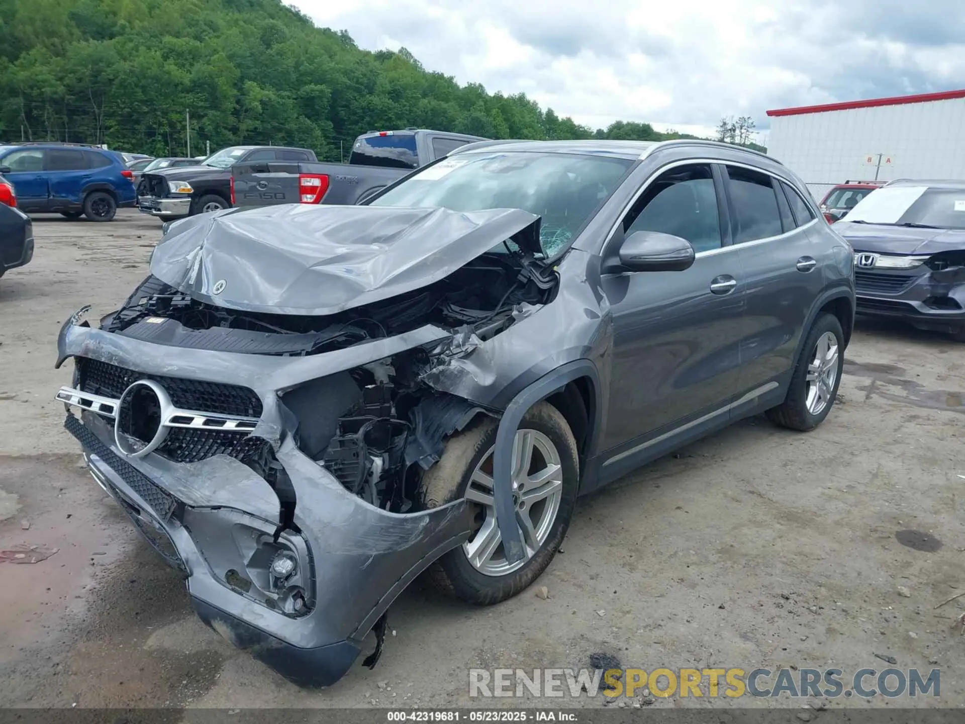 2 Фотография поврежденного автомобиля W1N4N4HB8MJ204327 MERCEDES-BENZ GLA 250 2021