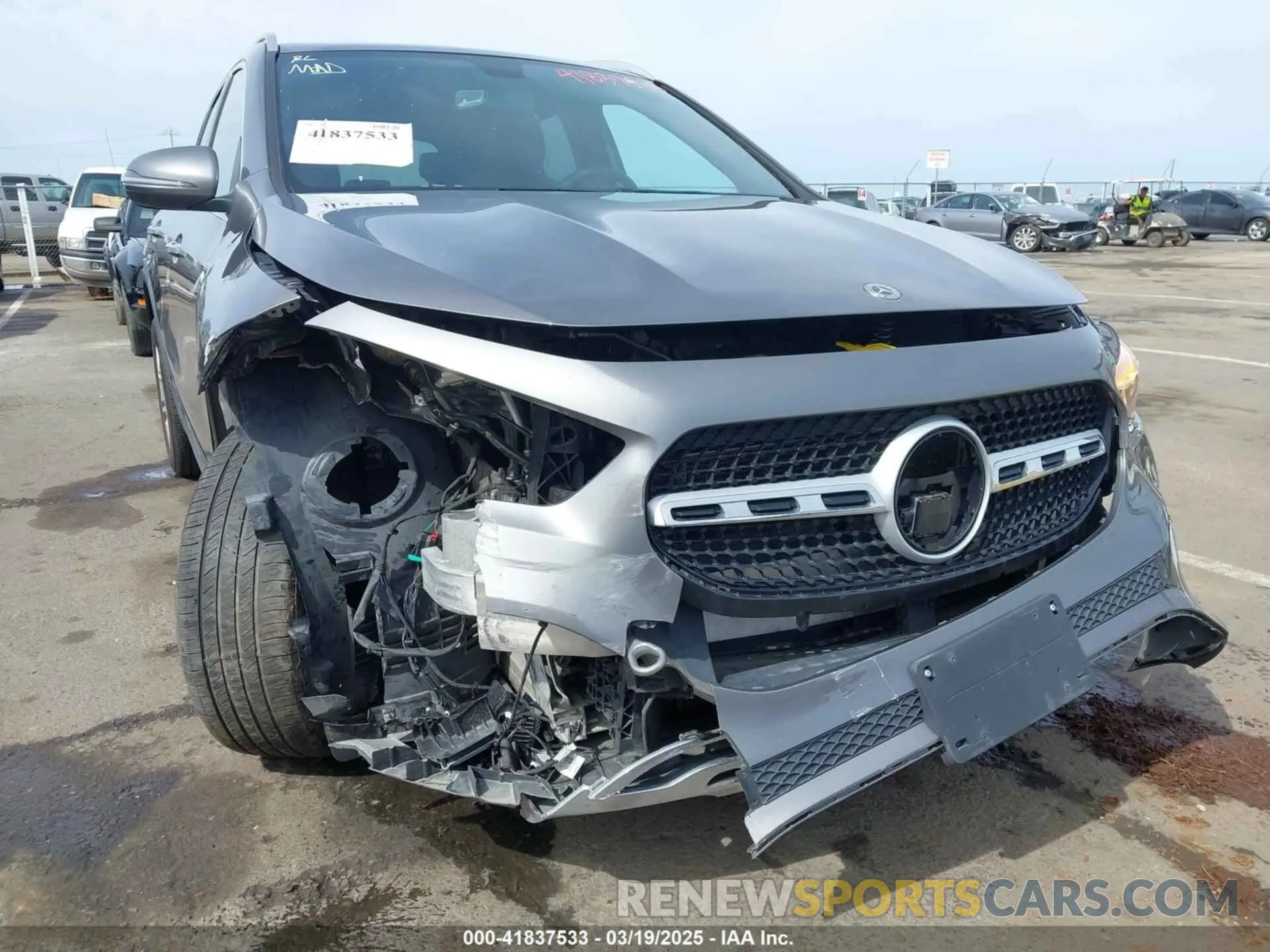 6 Photograph of a damaged car W1N4N4HB9MJ195654 MERCEDES-BENZ GLA 250 2021