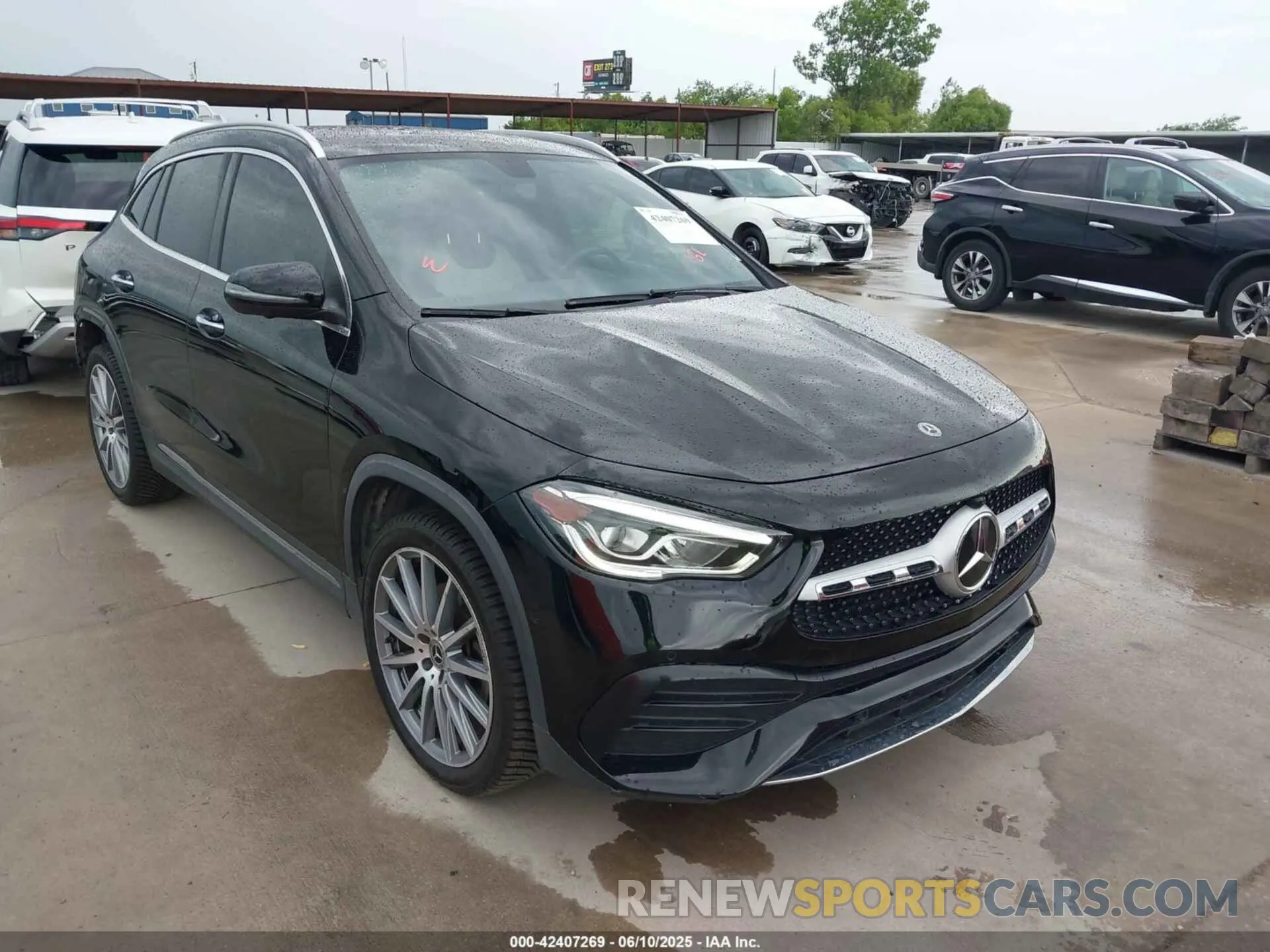 1 Photograph of a damaged car W1N4N4GB0NJ342432 MERCEDES-BENZ GLA 250 2022