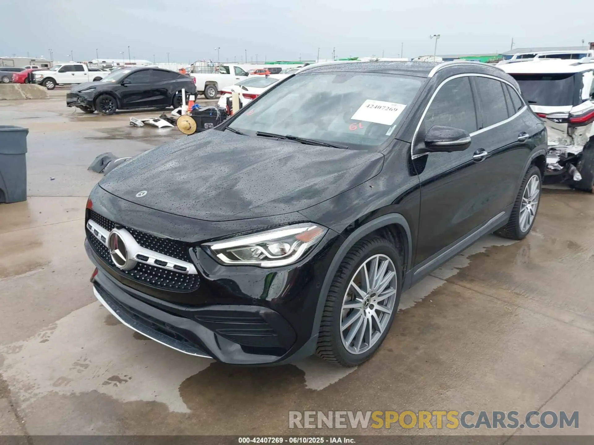 2 Photograph of a damaged car W1N4N4GB0NJ342432 MERCEDES-BENZ GLA 250 2022