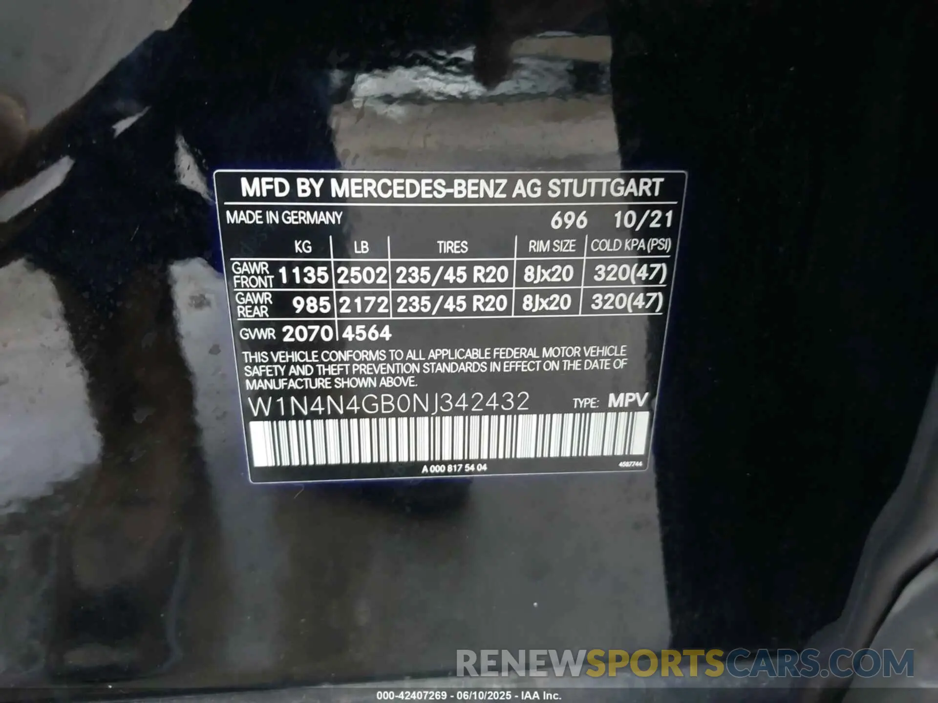 9 Photograph of a damaged car W1N4N4GB0NJ342432 MERCEDES-BENZ GLA 250 2022