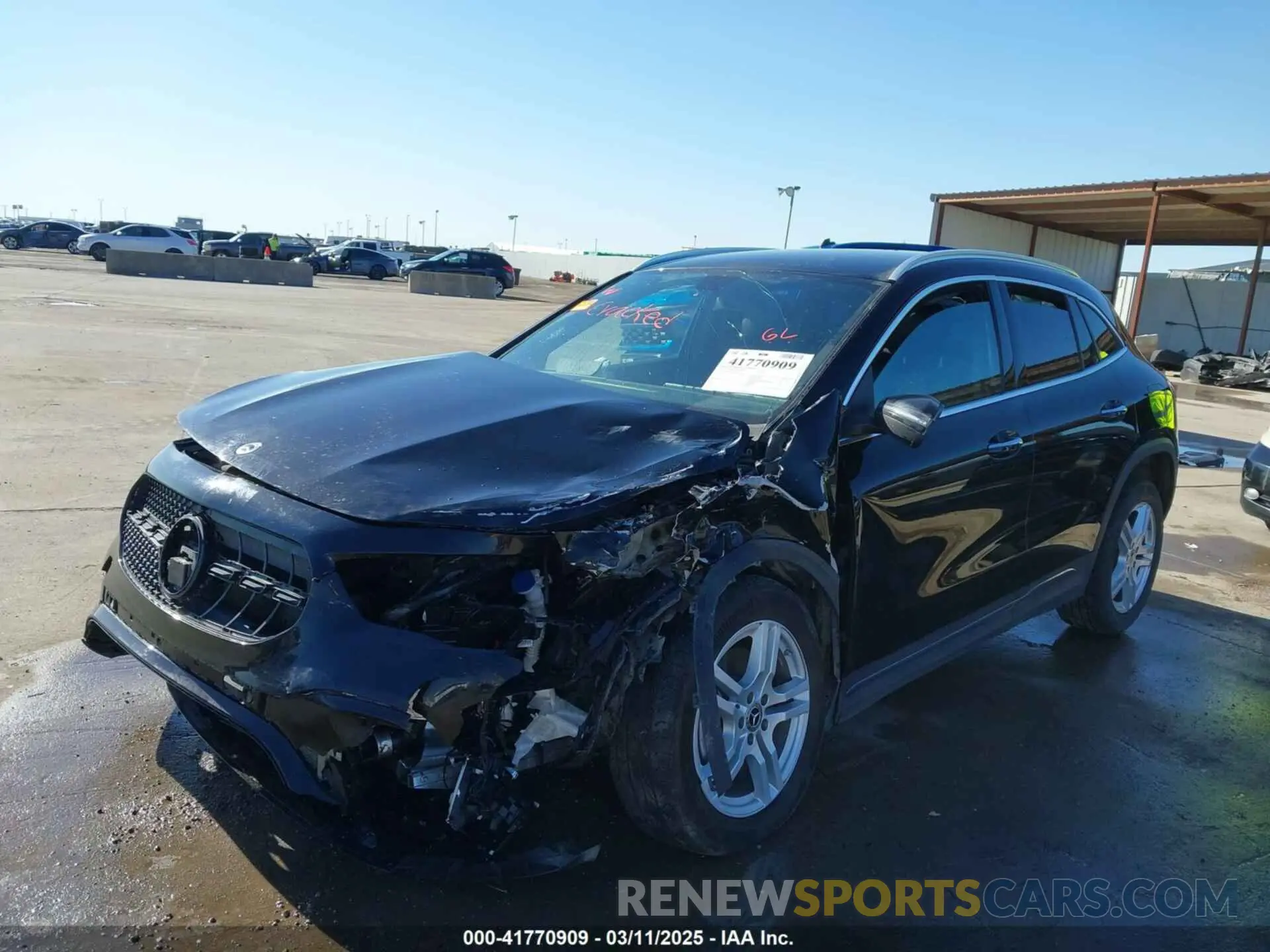2 Фотография поврежденного автомобиля W1N4N4GB3NJ400971 MERCEDES-BENZ GLA 250 2022