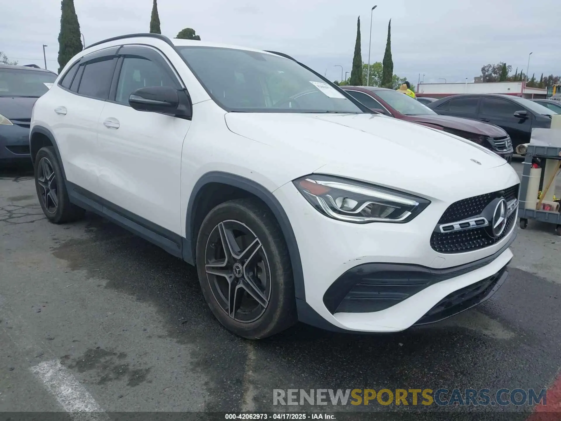 1 Photograph of a damaged car W1N4N4GB4NJ317937 MERCEDES-BENZ GLA 250 2022
