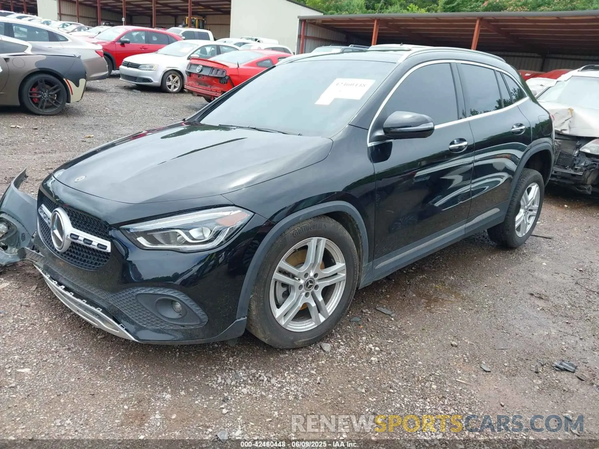 2 Photograph of a damaged car W1N4N4HB6NJ362151 MERCEDES-BENZ GLA 250 2022