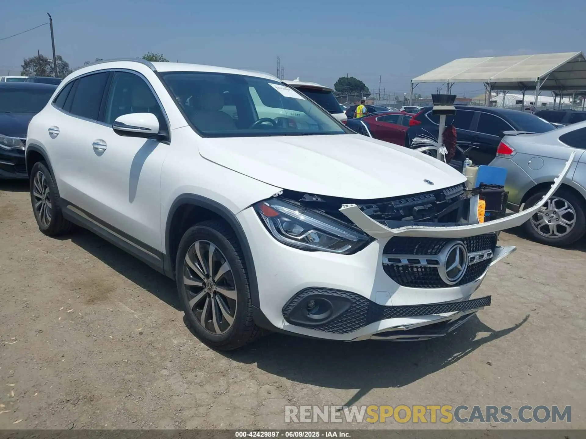 1 Photograph of a damaged car W1N4N4GB2PJ462073 MERCEDES-BENZ GLA 250 2023