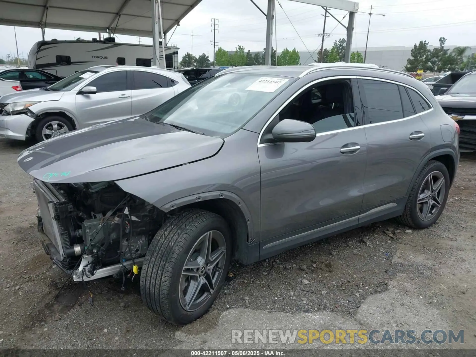 2 Photograph of a damaged car W1N4N4HB1PJ520852 MERCEDES-BENZ GLA 250 2023