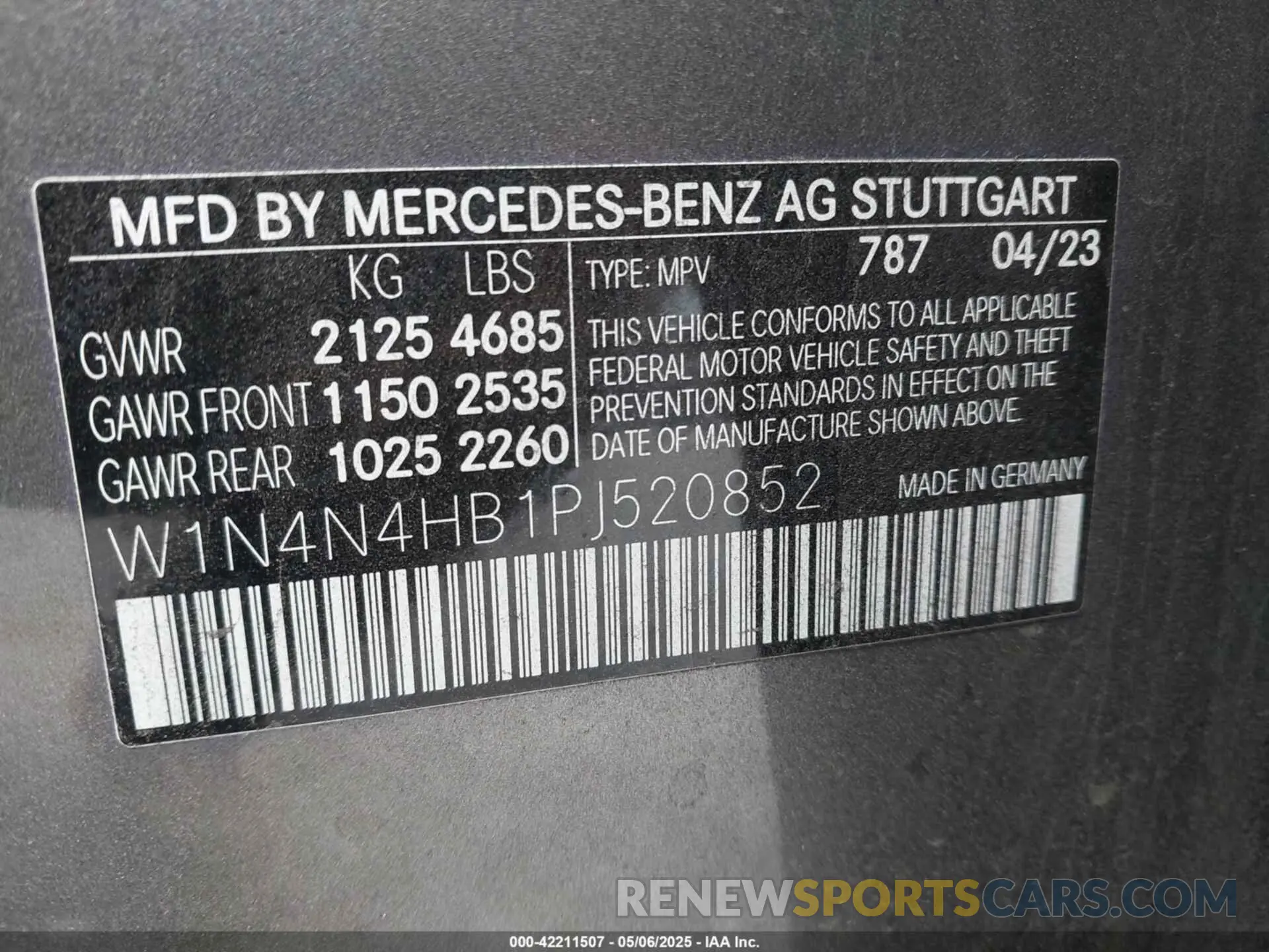 9 Photograph of a damaged car W1N4N4HB1PJ520852 MERCEDES-BENZ GLA 250 2023