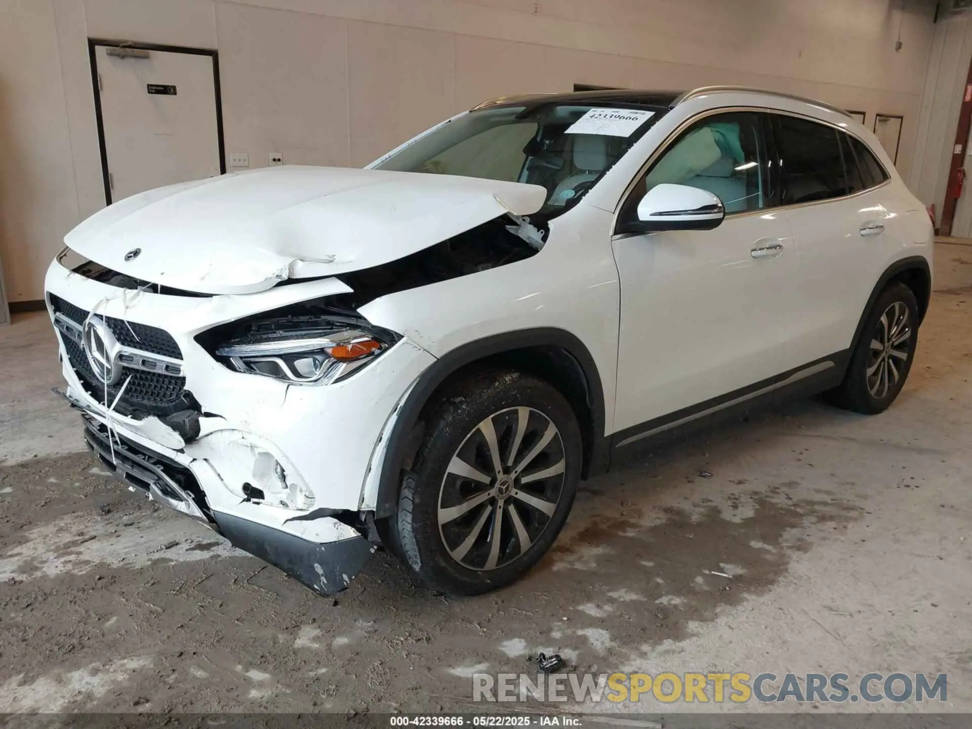 2 Photograph of a damaged car W1N4N4HB3PJ479110 MERCEDES-BENZ GLA 250 2023