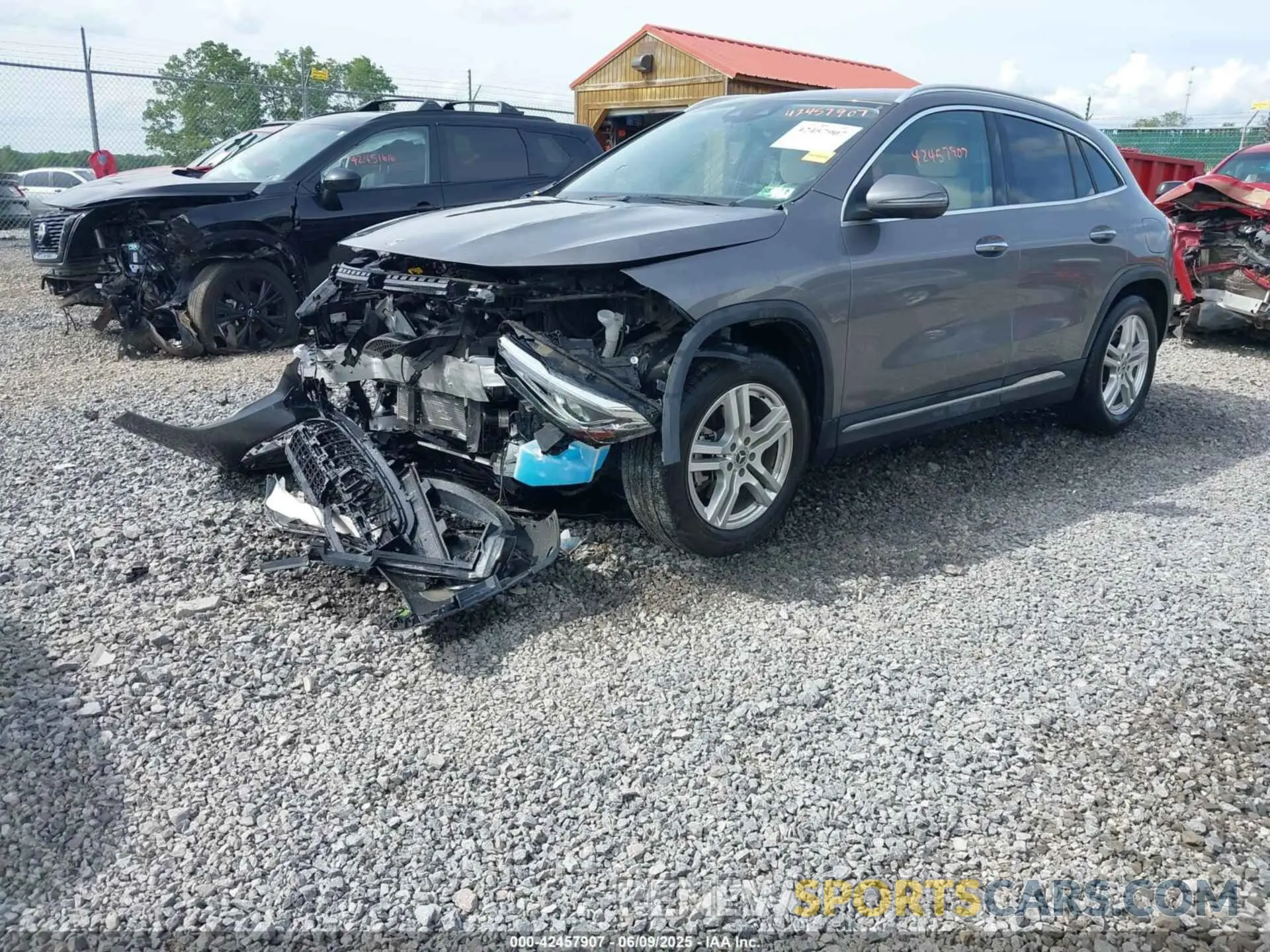 2 Photograph of a damaged car W1N4N4HB4PJ498555 MERCEDES-BENZ GLA 250 2023