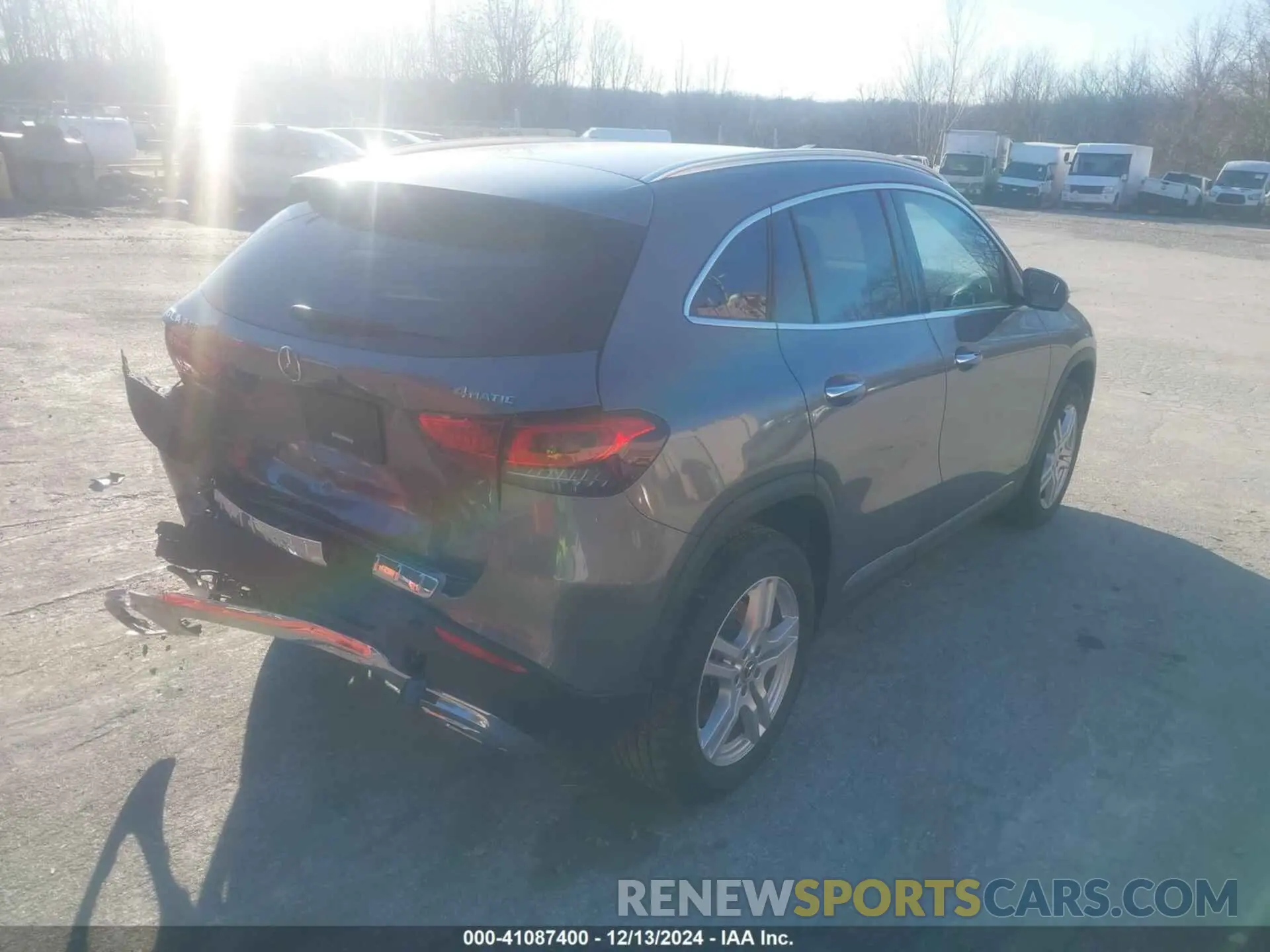 4 Фотография поврежденного автомобиля W1N4N4HB4PJ531053 MERCEDES-BENZ GLA 250 2023