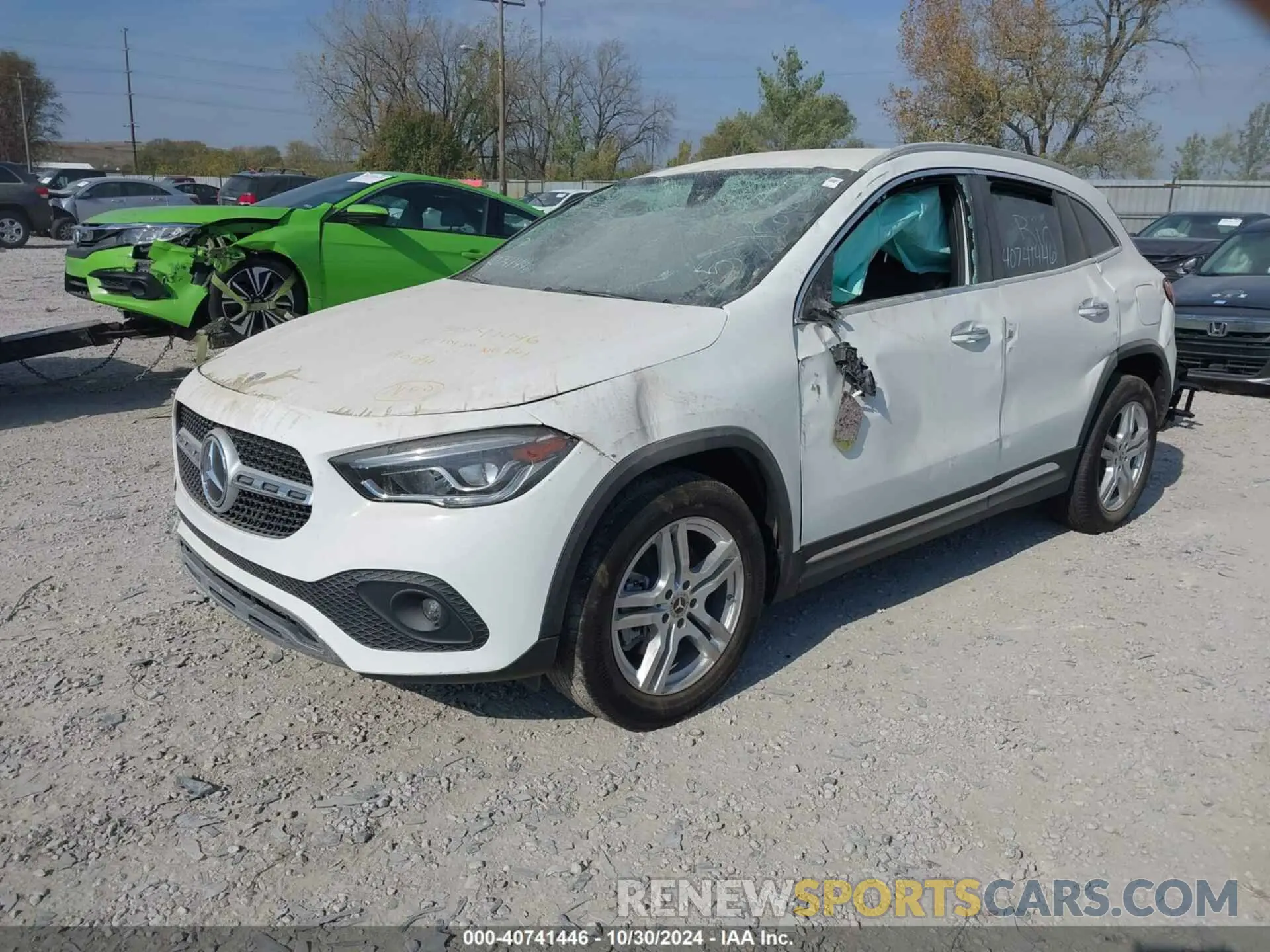 2 Фотография поврежденного автомобиля W1N4N4HB8PJ516636 MERCEDES-BENZ GLA 250 2023
