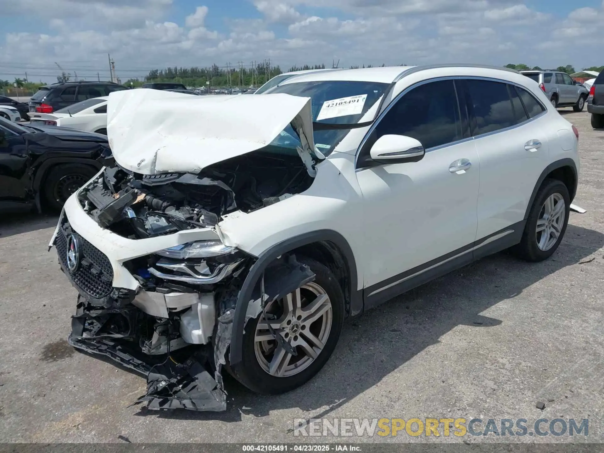 2 Фотография поврежденного автомобиля W1N4N4HB9PJ425648 MERCEDES-BENZ GLA 250 2023