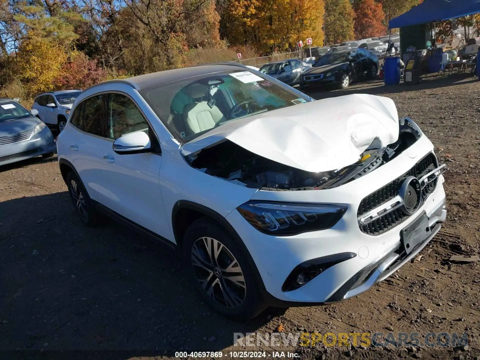 1 Фотография поврежденного автомобиля W1N4N4HBXSJ643543 MERCEDES-BENZ GLA 250 2025
