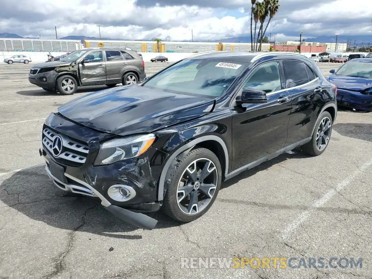 1 Photograph of a damaged car WDCTG4EB5KU000611 MERCEDES-BENZ GLA-CLASS 2019