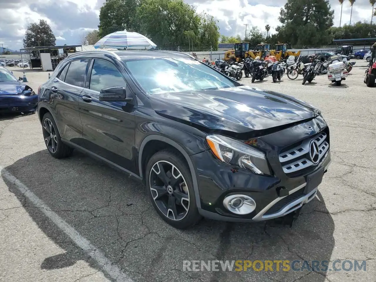 4 Photograph of a damaged car WDCTG4EB5KU000611 MERCEDES-BENZ GLA-CLASS 2019