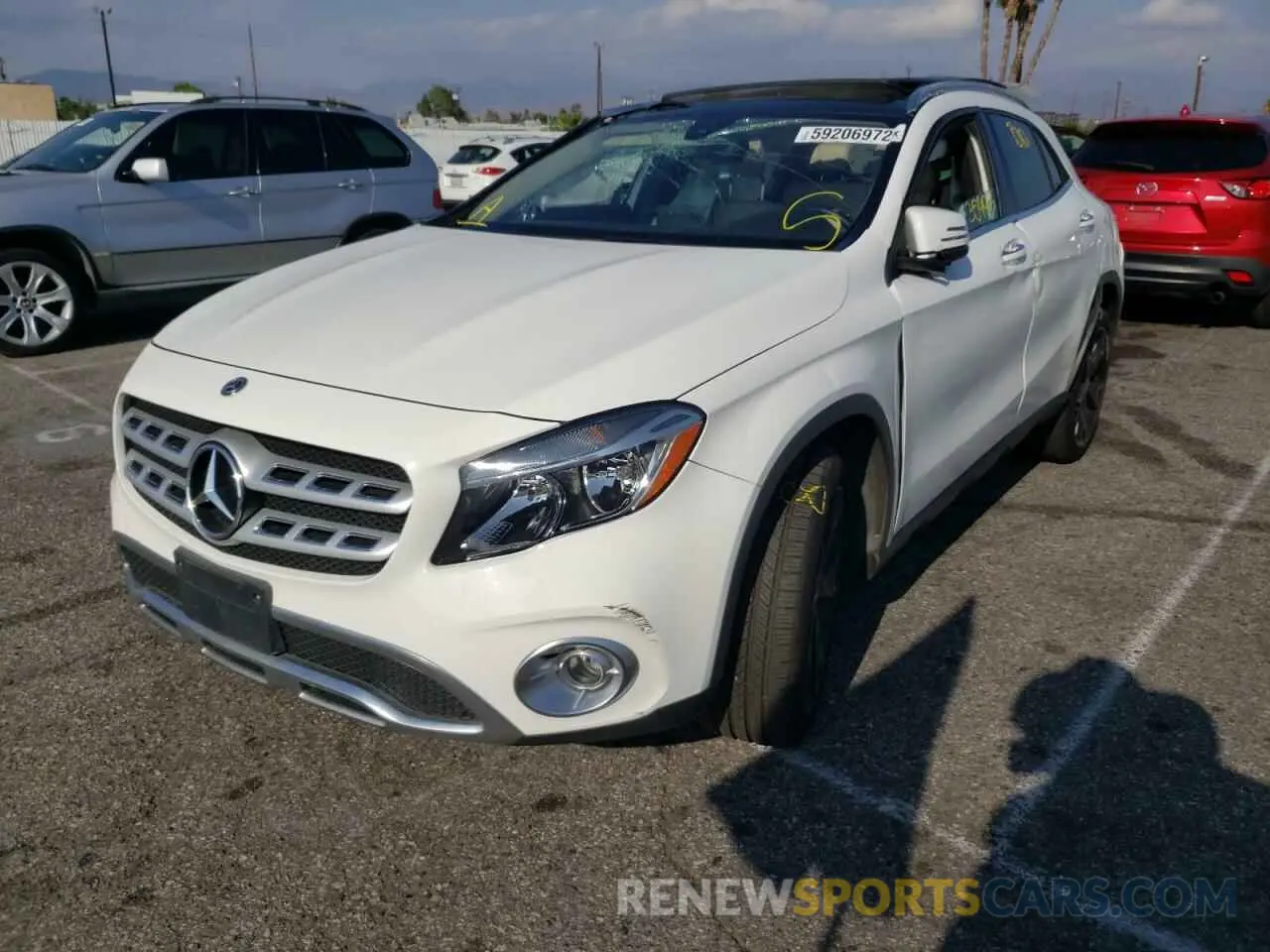 2 Photograph of a damaged car WDCTG4EB5KU009714 MERCEDES-BENZ GLA-CLASS 2019