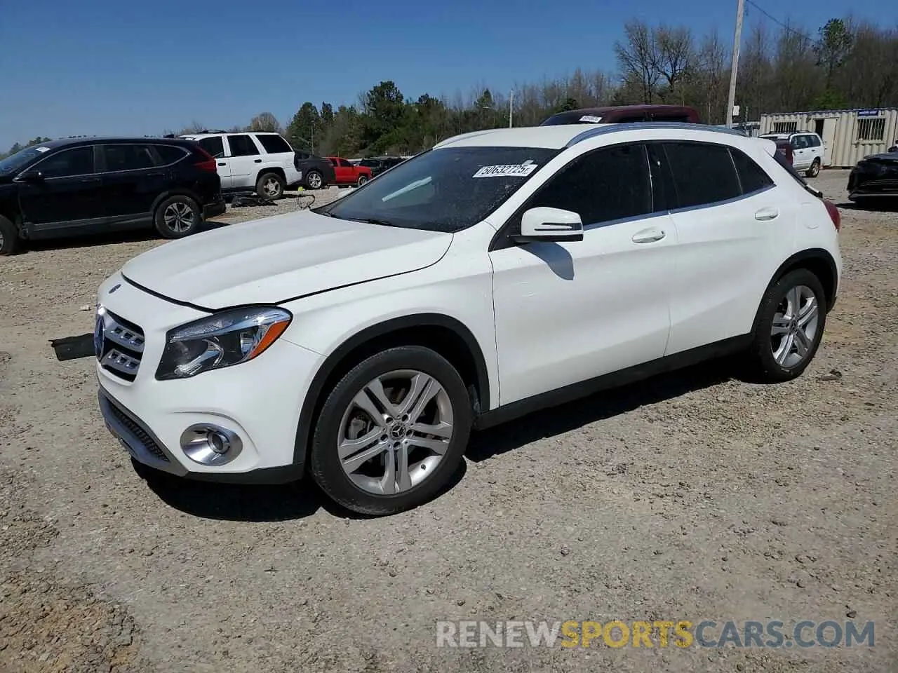 1 Photograph of a damaged car WDCTG4EB5KU016551 MERCEDES-BENZ GLA-CLASS 2019