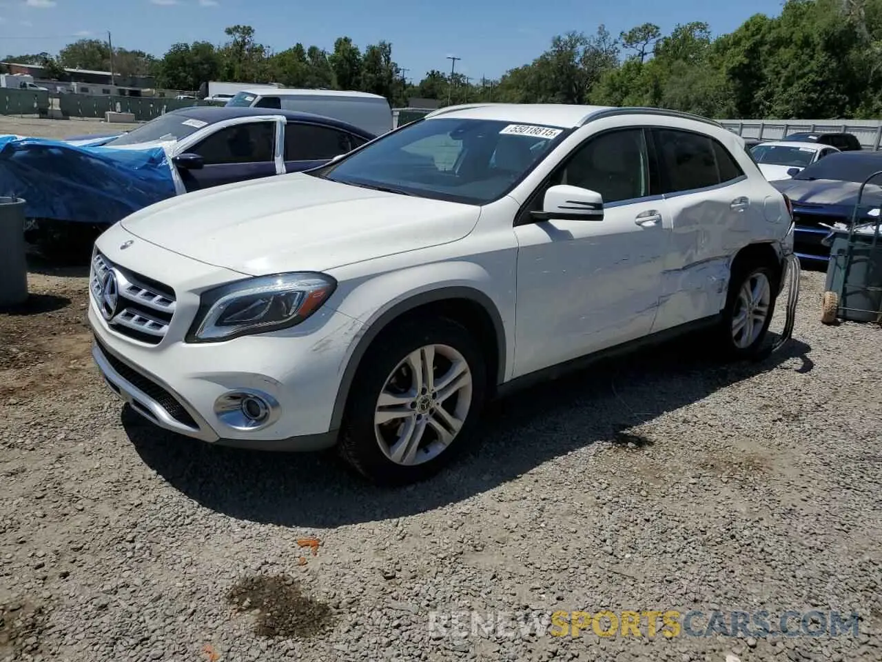 1 Photograph of a damaged car WDCTG4EB7KU003915 MERCEDES-BENZ GLA-CLASS 2019
