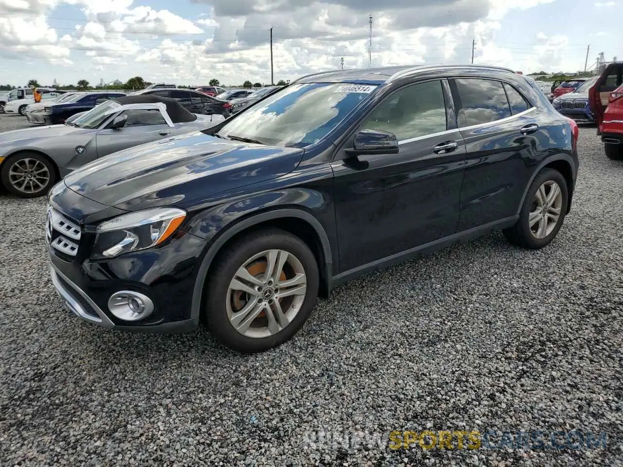 1 Photograph of a damaged car WDCTG4EB9KU009442 MERCEDES-BENZ GLA-CLASS 2019