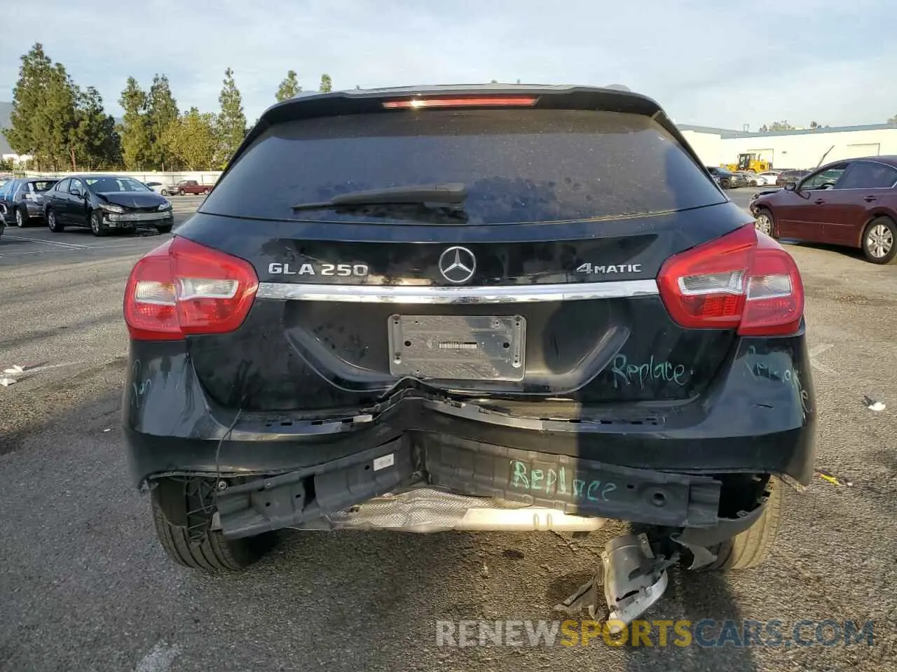6 Photograph of a damaged car WDCTG4GB0KJ618563 MERCEDES-BENZ GLA-CLASS 2019