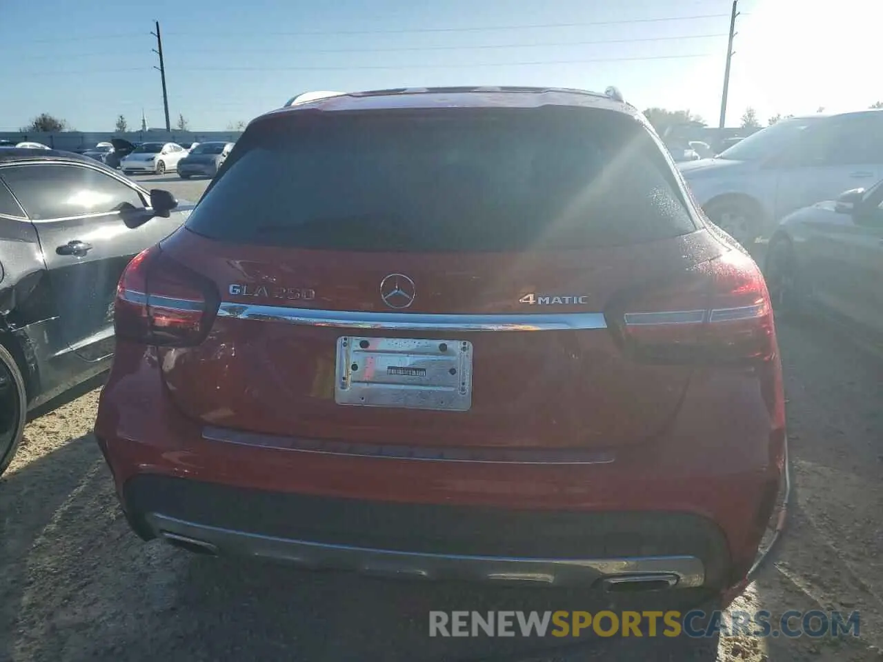 6 Photograph of a damaged car WDCTG4GB2KJ546135 MERCEDES-BENZ GLA-CLASS 2019