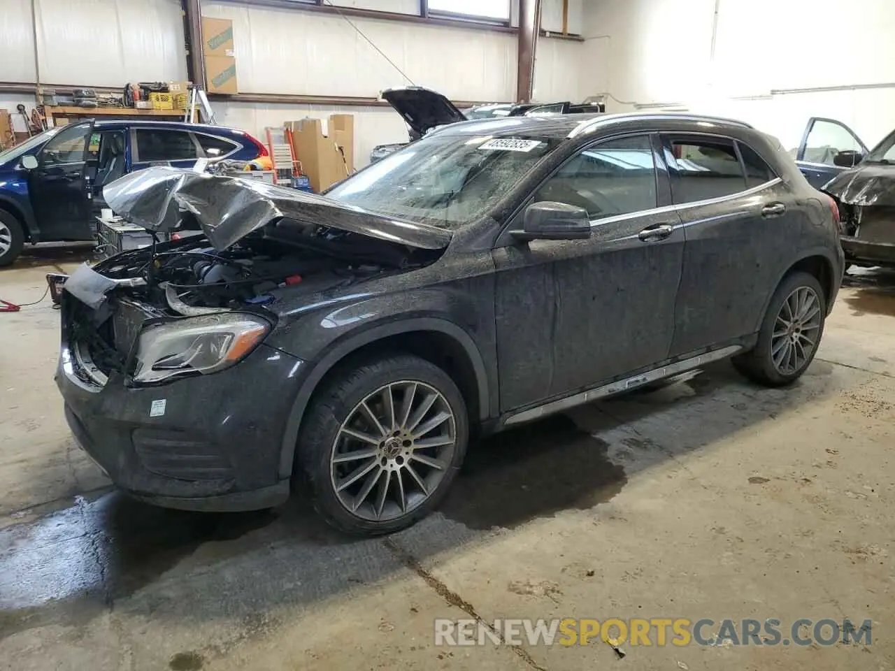 1 Photograph of a damaged car WDCTG4GB8KJ532904 MERCEDES-BENZ GLA-CLASS 2019