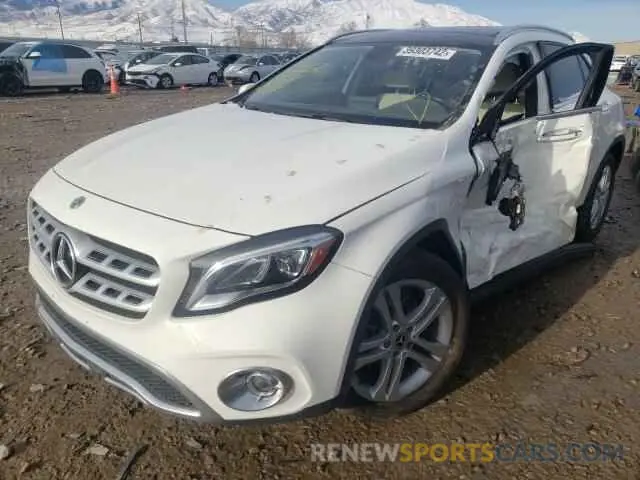 2 Photograph of a damaged car WDCTG4GB9KJ545497 MERCEDES-BENZ GLA-CLASS 2019
