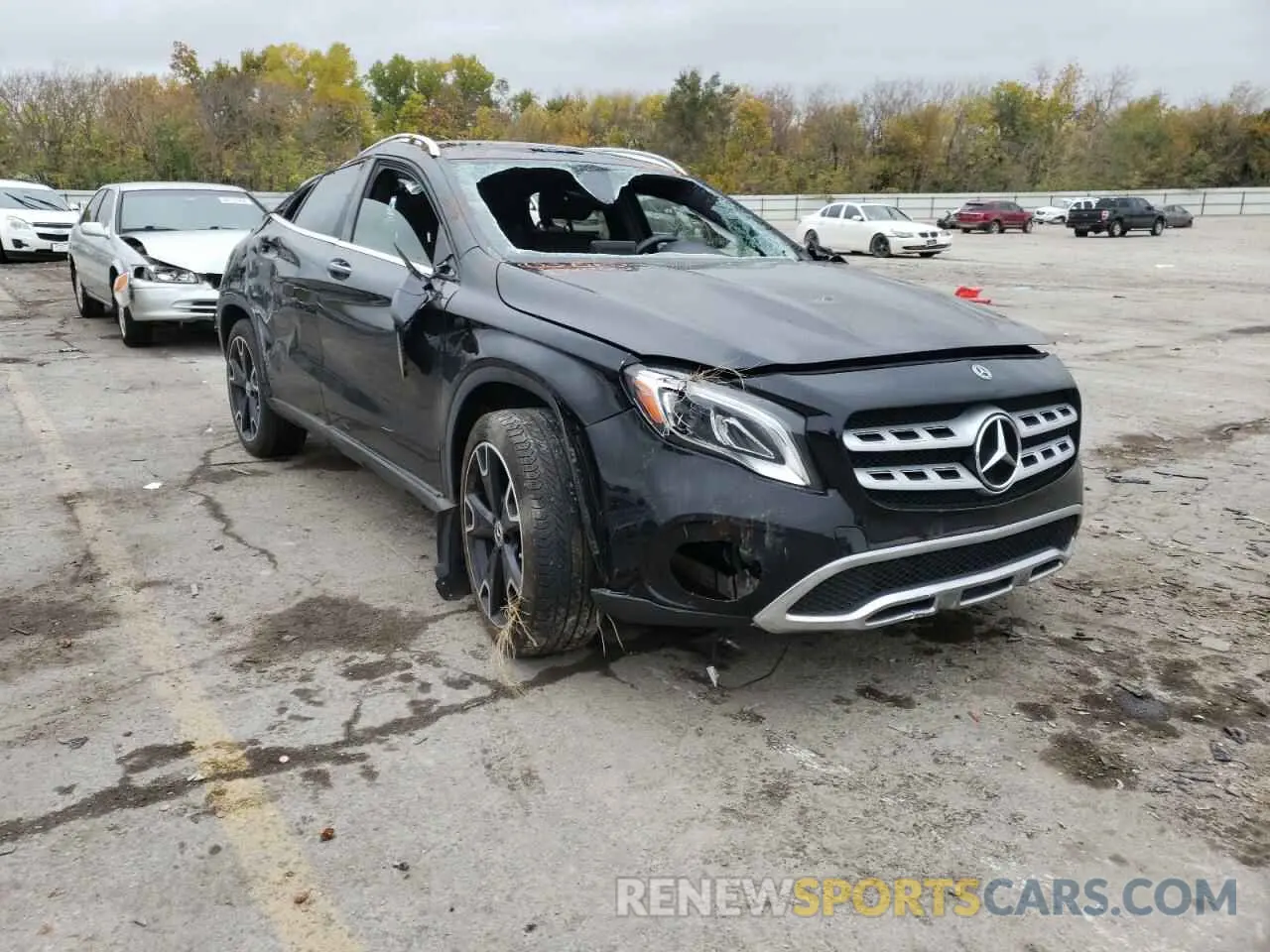 1 Photograph of a damaged car WDCTG4GB9KU012094 MERCEDES-BENZ GLA-CLASS 2019