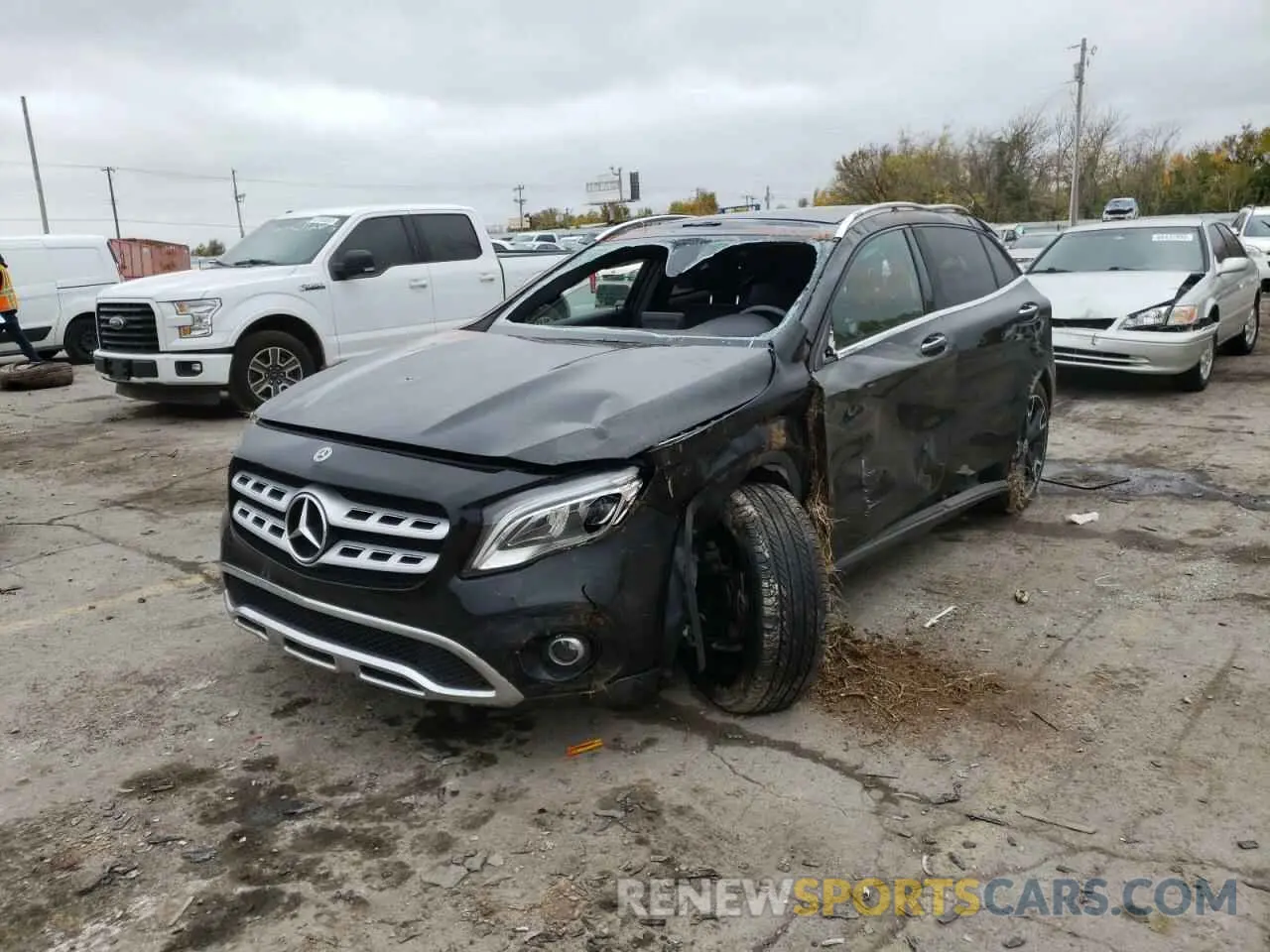 2 Photograph of a damaged car WDCTG4GB9KU012094 MERCEDES-BENZ GLA-CLASS 2019