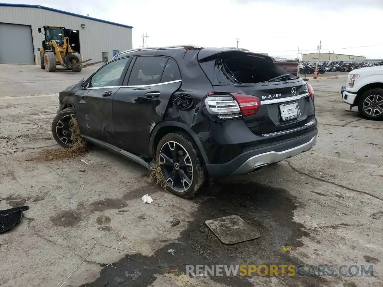 3 Photograph of a damaged car WDCTG4GB9KU012094 MERCEDES-BENZ GLA-CLASS 2019